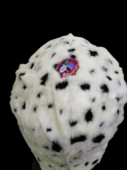 Disney Dalmatian white coat marked with black Fleece Hat Size ONE SIZE - 4 Thumbnail