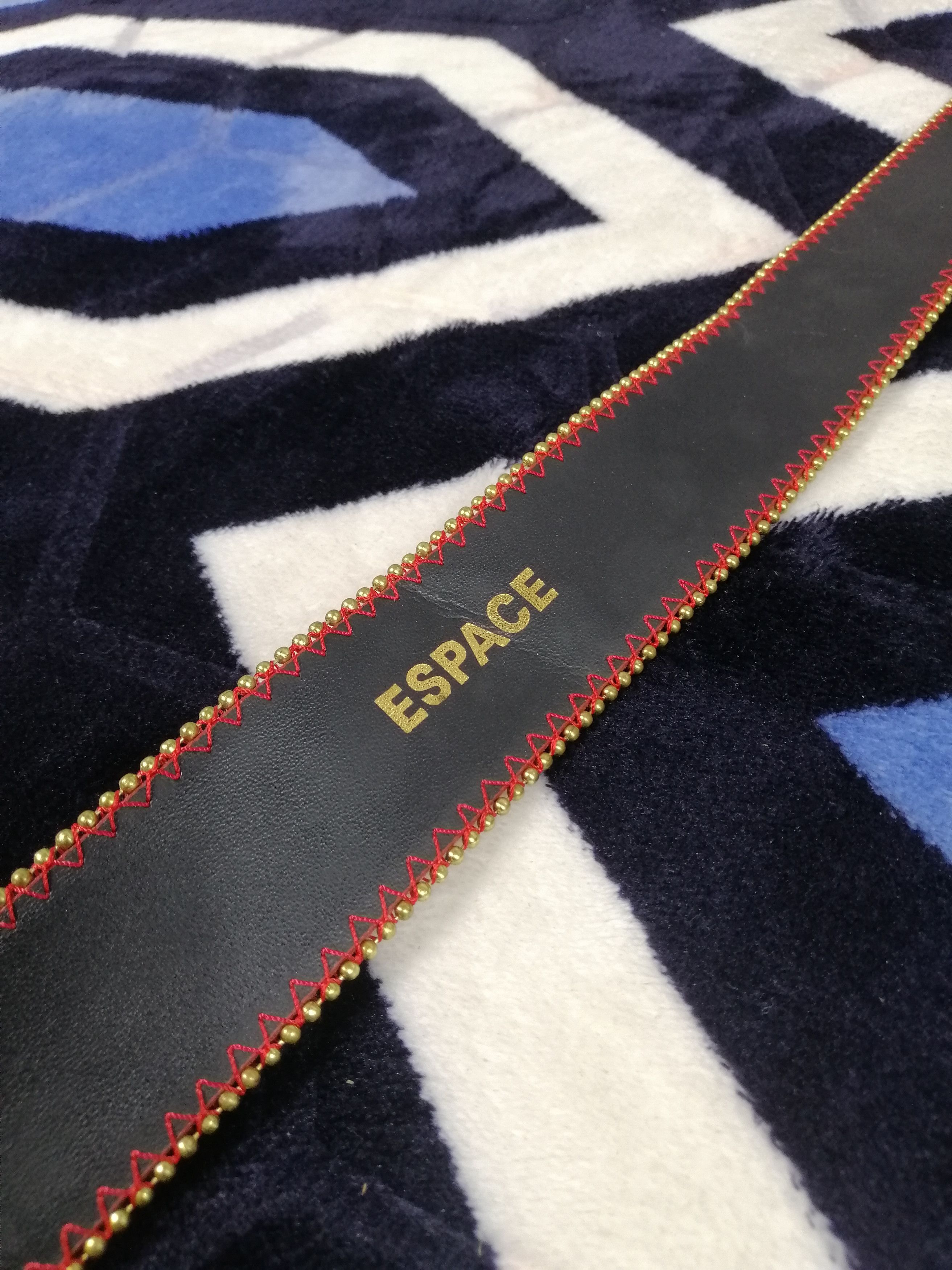 Japanese Brand × Other Espace Red Suede Leather Belt Size ONE SIZE - 3 Thumbnail