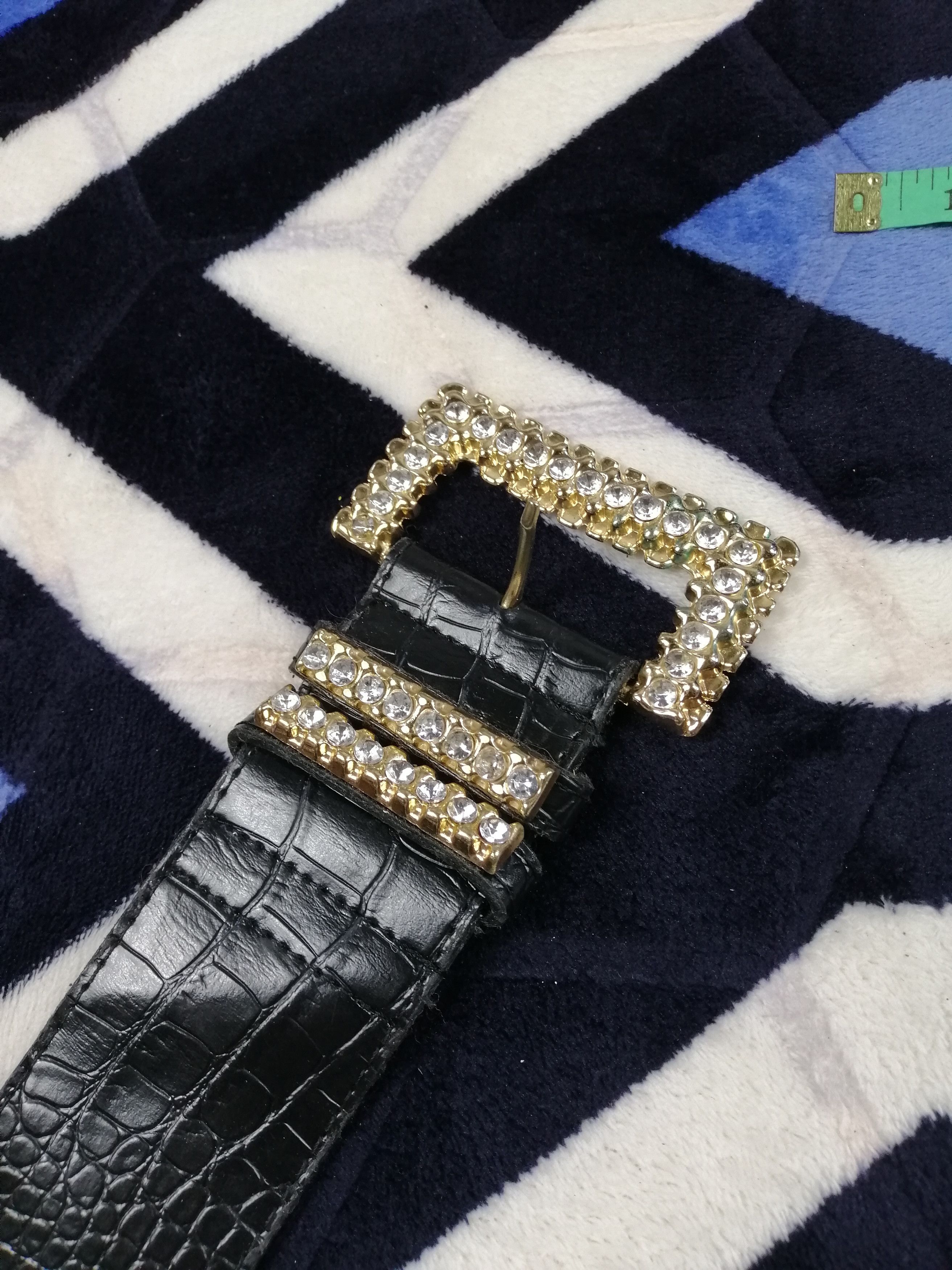 Japanese Brand × Other Big Buckle Diamond Belt Size ONE SIZE - 5 Thumbnail