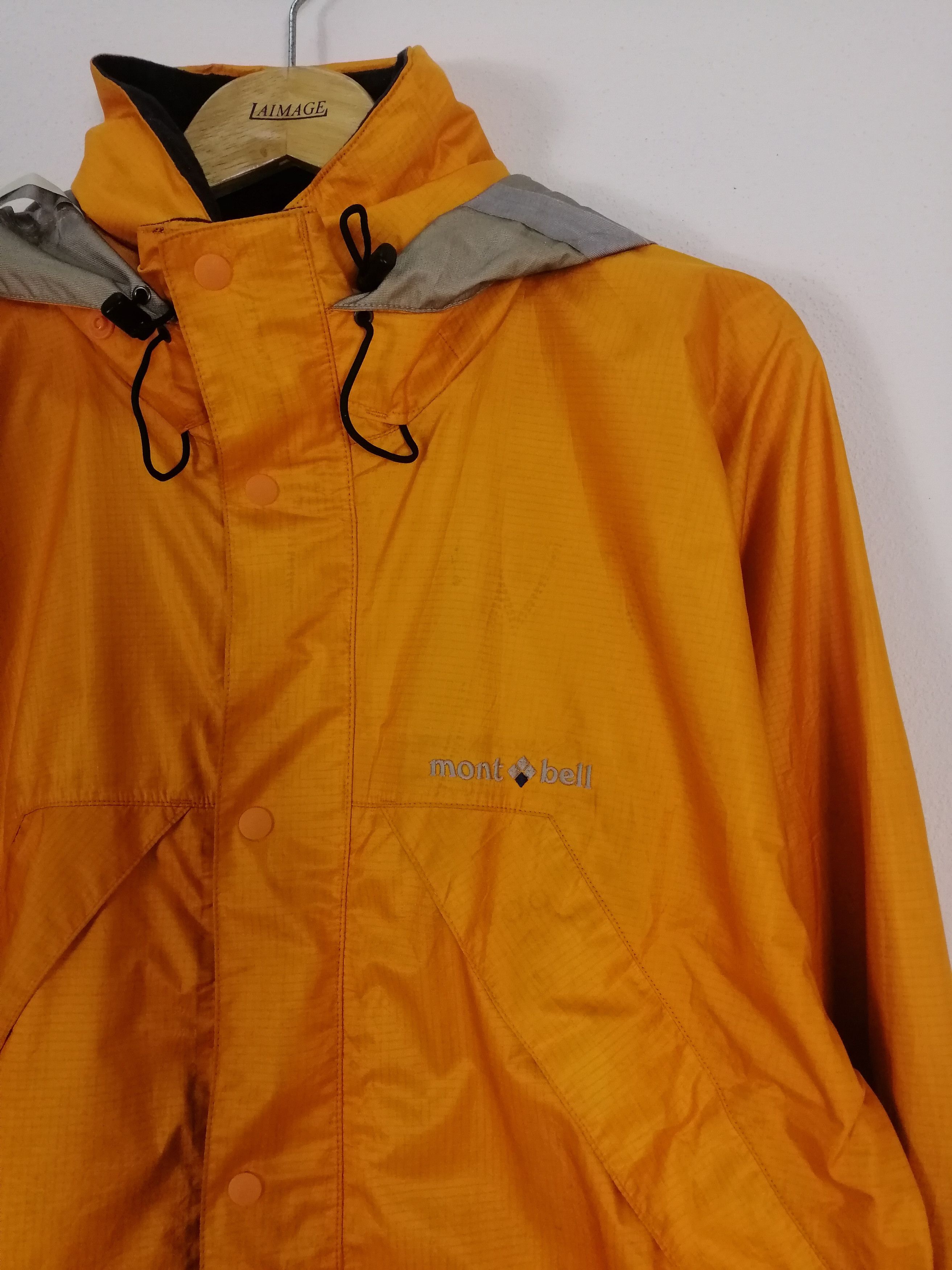 Goretex × Montbell Monbell Goretex Orange Light Zipper Jacket Size US M / EU 48-50 / 2 - 2 Thumbnail