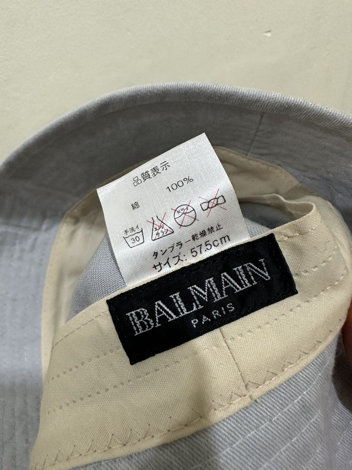 Balmain 🔥Vintage🔥 Balmain Bucket Hat Size ONE SIZE - 7 Thumbnail