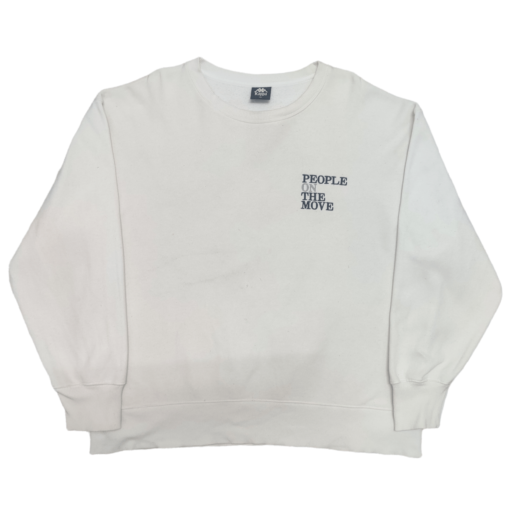 Kappa Kappa x Gu Big Logo Crewneck Sweatshirt Size US XL / EU 56 / 4 - 5 Thumbnail