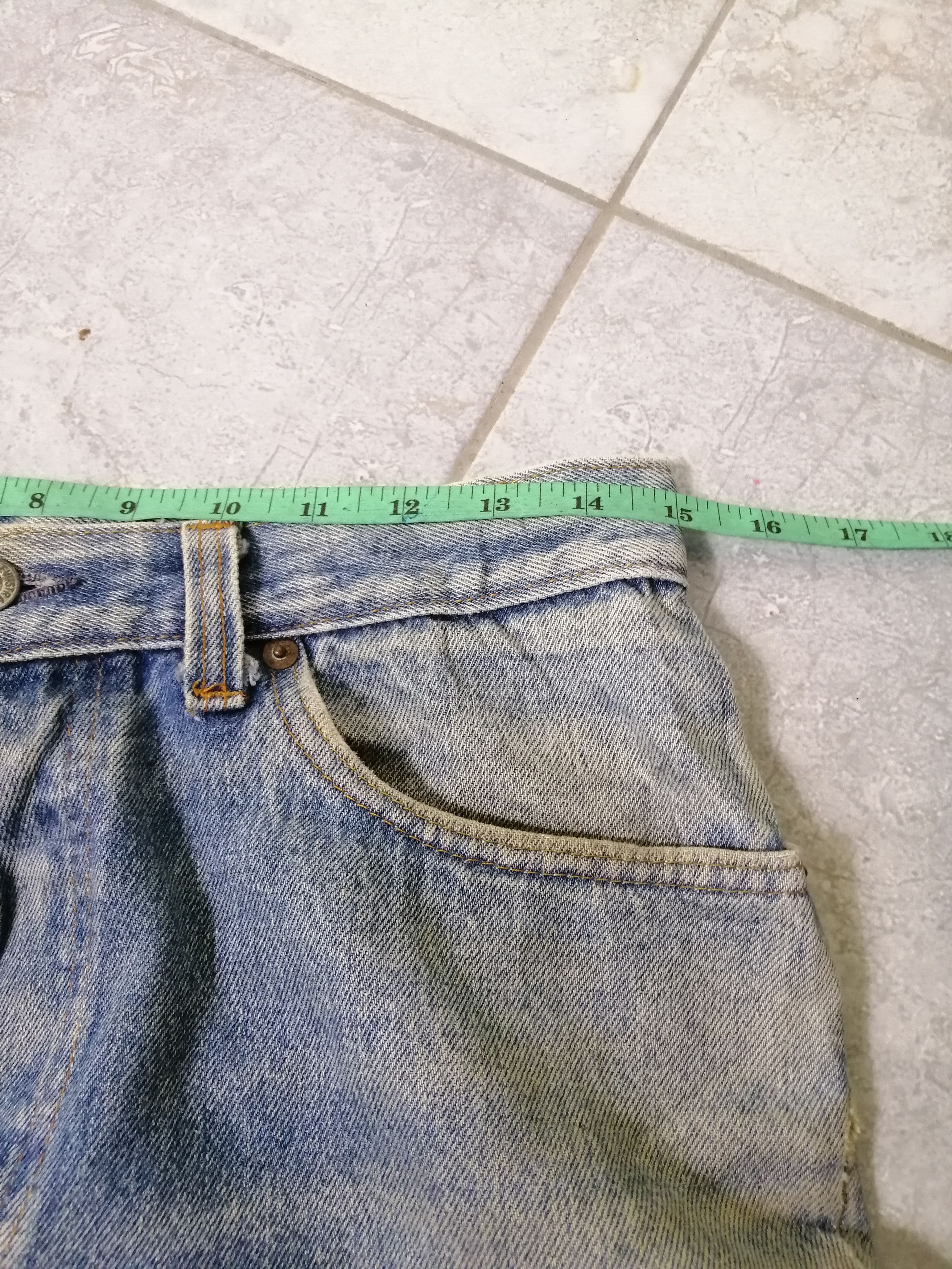 Levi's Vintage Clothing Vintage 501 Levi’s 90s Destroy Ripped Distressed Jeans Size US 30 / EU 46 - 7 Thumbnail
