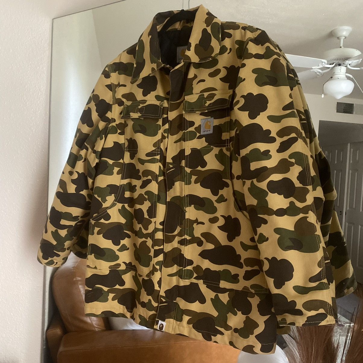 Bape Bape x Carhartt Jacket | Grailed