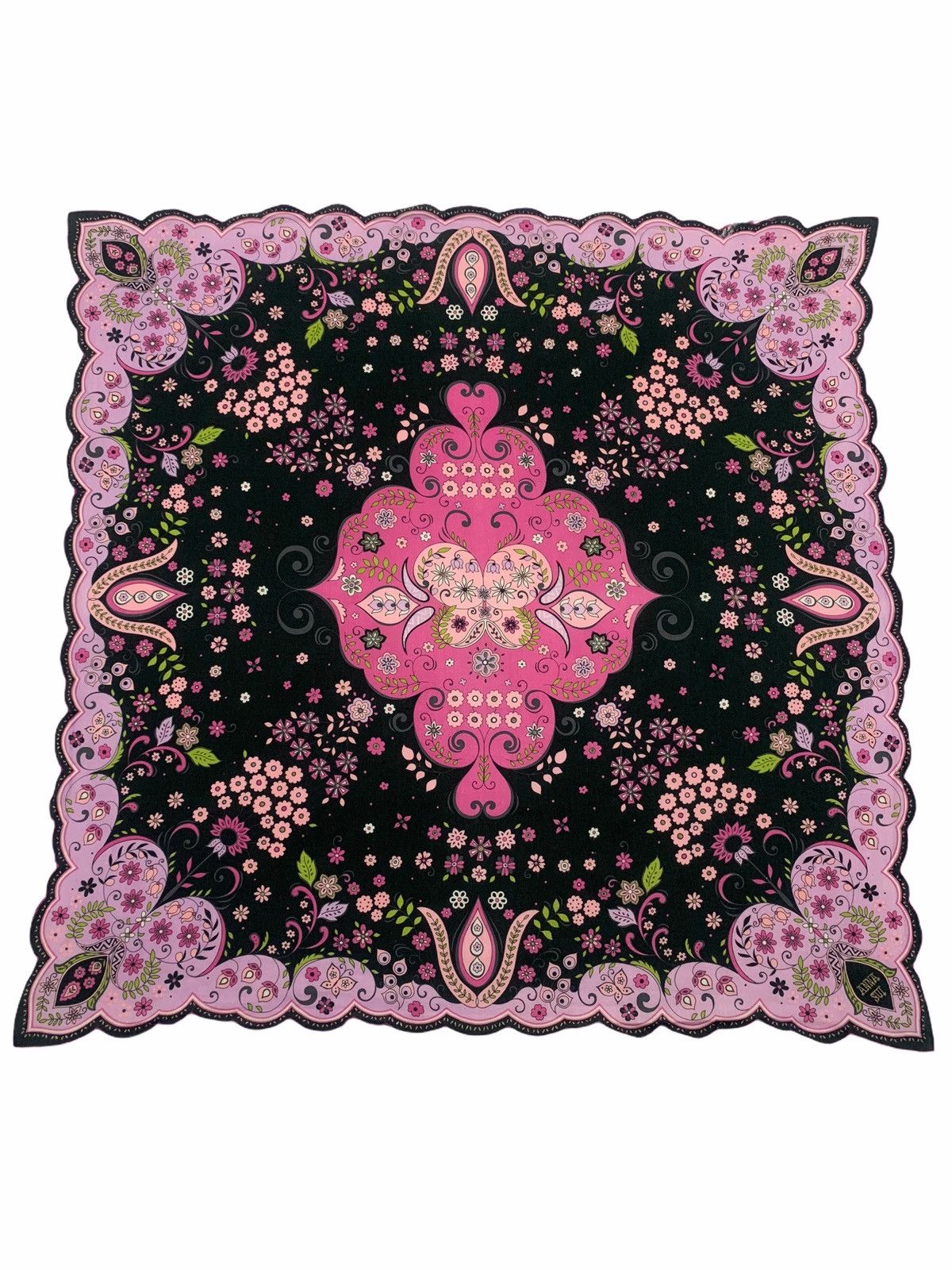 Vintage anna sui bandana handkerchief neckerchief headband turban Size ONE SIZE - 2 Thumbnail