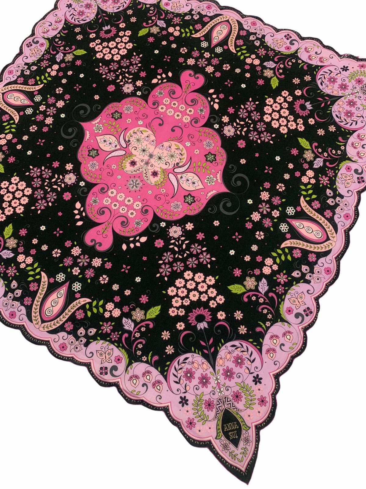 Vintage anna sui bandana handkerchief neckerchief headband turban Size ONE SIZE - 3 Thumbnail