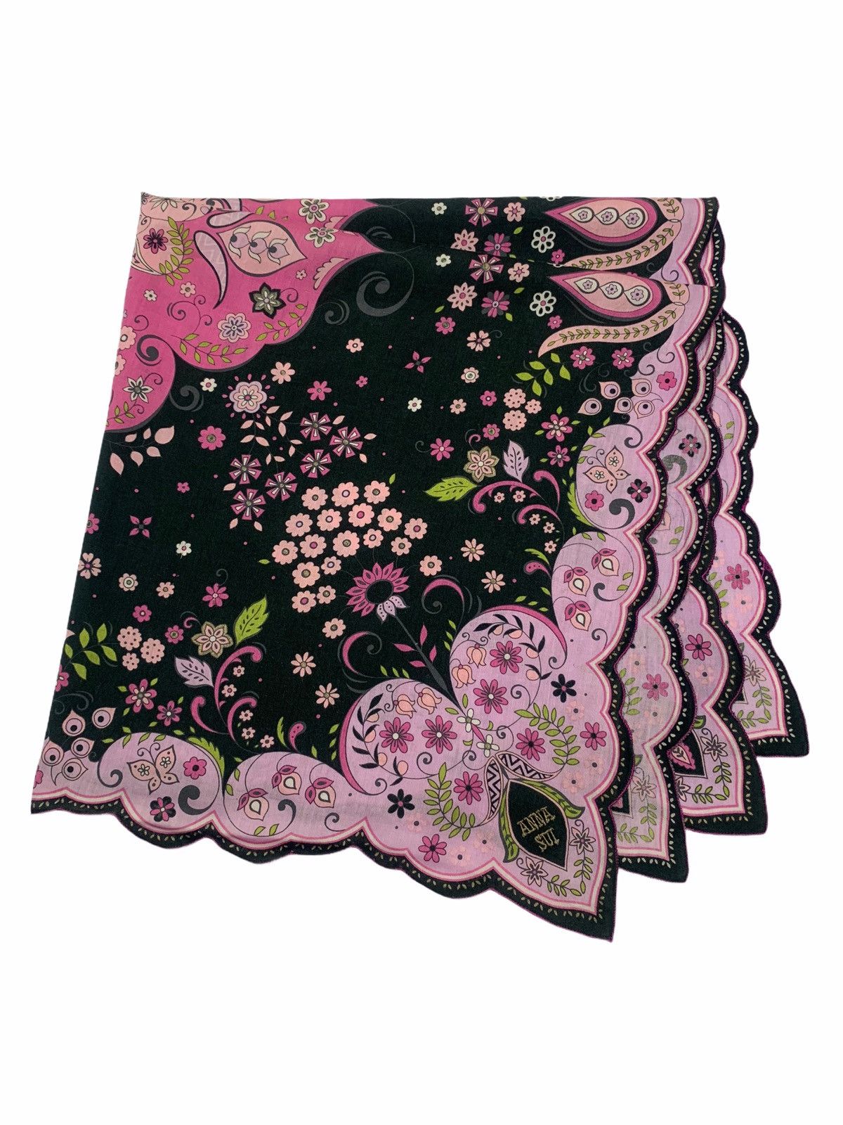 Vintage anna sui bandana handkerchief neckerchief headband turban Size ONE SIZE - 1 Thumbnail