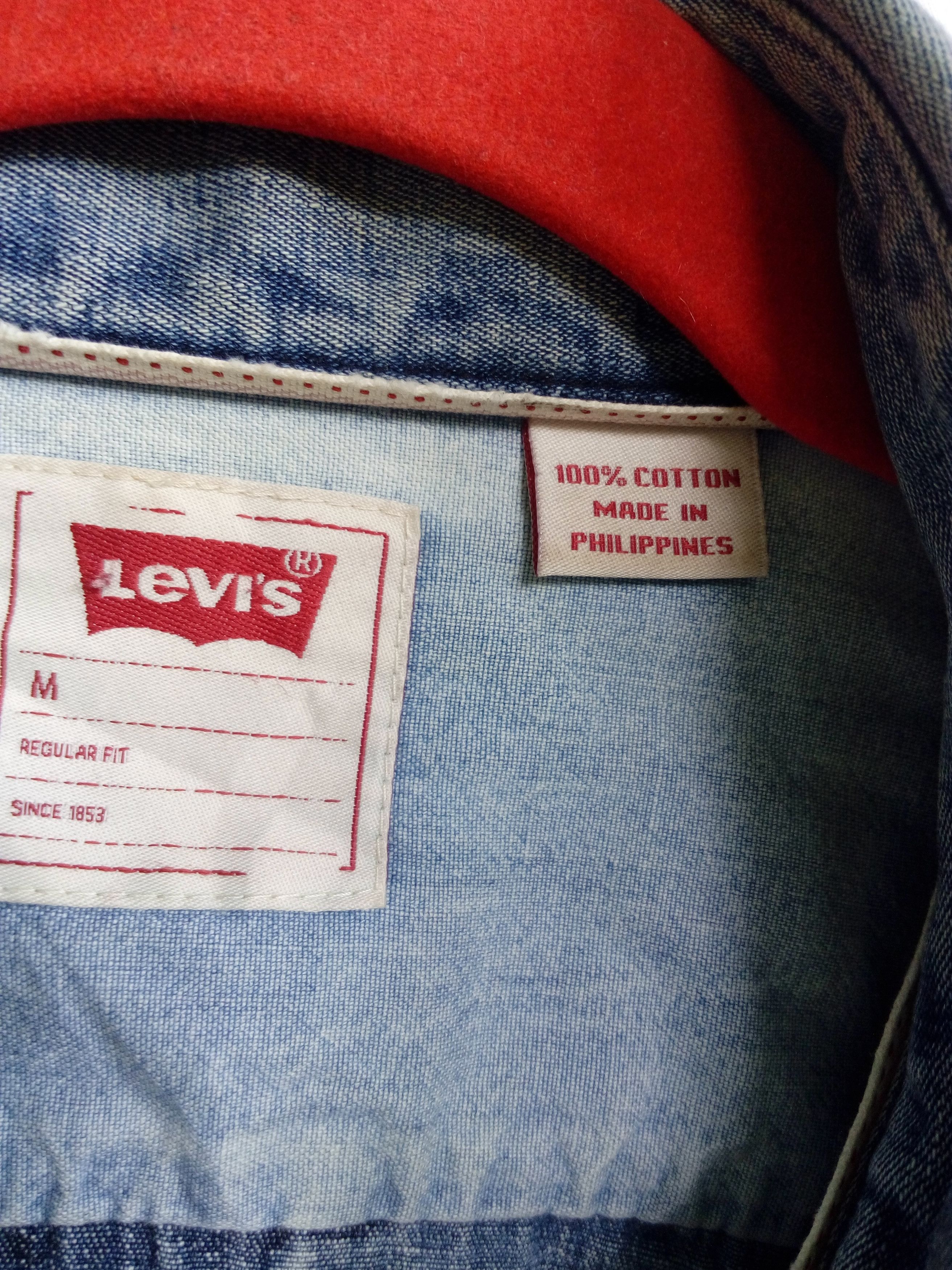 Levi's Levi's Vintage WorkWear Denim Selvedge Shirt Size US M / EU 48-50 / 2 - 5 Thumbnail