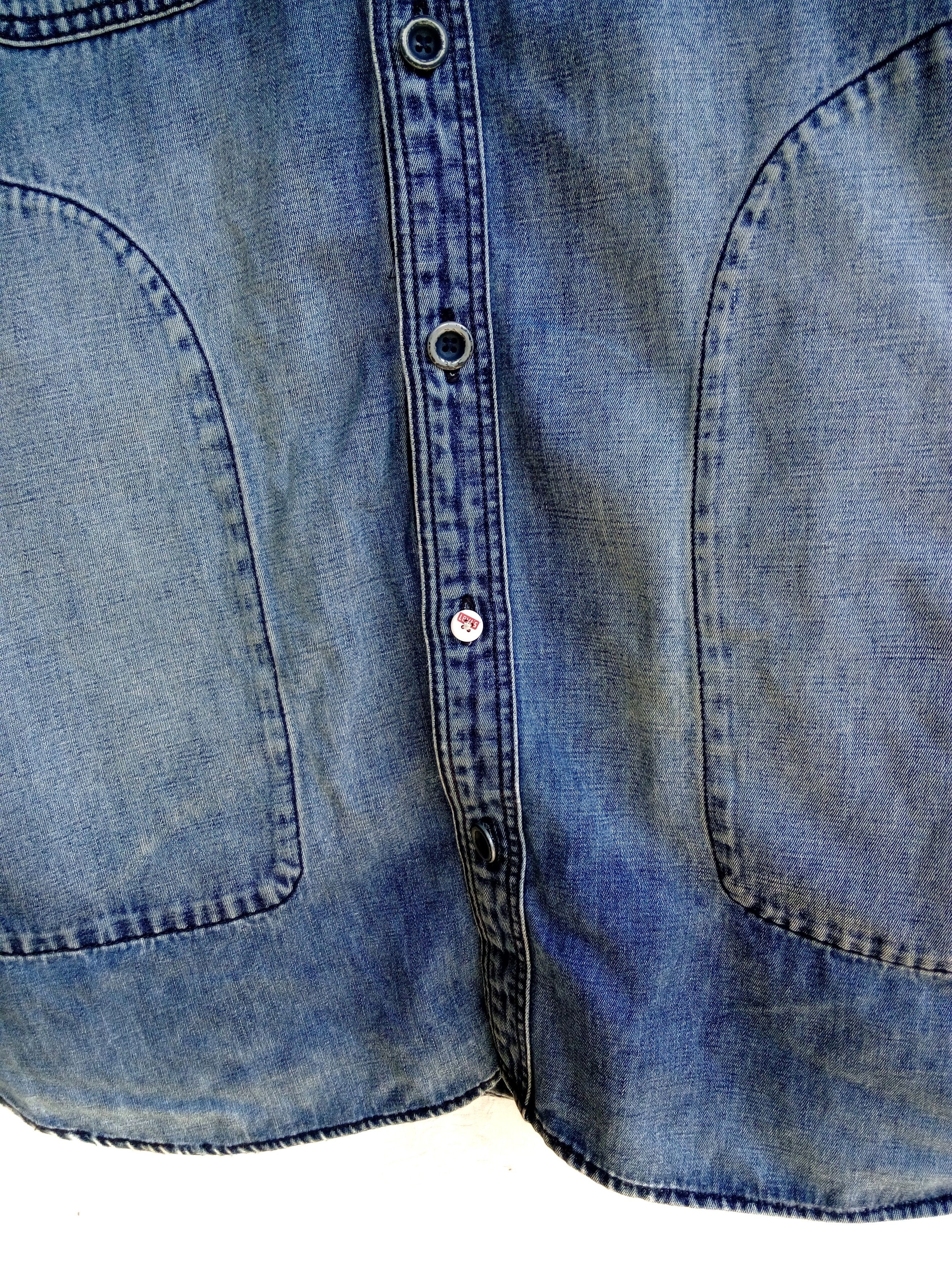 Levi's Levi's Vintage WorkWear Denim Selvedge Shirt Size US M / EU 48-50 / 2 - 3 Thumbnail