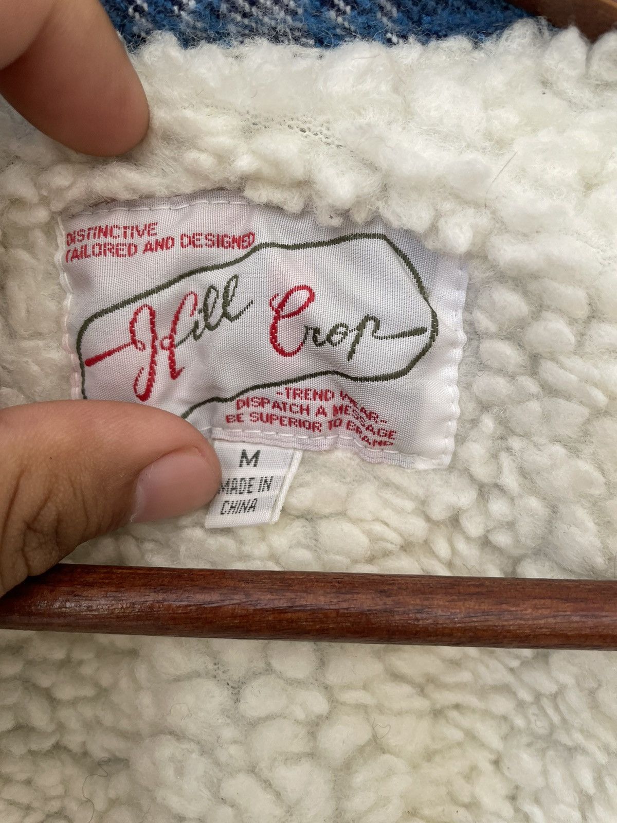 Flannel × Japanese Brand VINTAGE HILL CROP JAPANESE SHEARLING JACKET Size US M / EU 48-50 / 2 - 8 Thumbnail