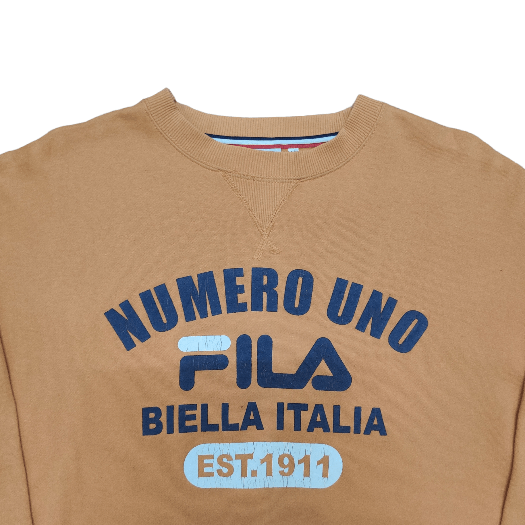 Fila Vintage Fila Big Logo Sweatshirt Crewneck Jumper Size US L / EU 52-54 / 3 - 2 Thumbnail