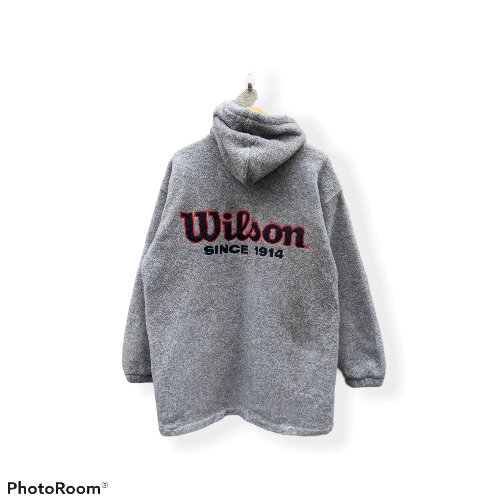 Wilson ⚡️Steals⚡️ Wilson Quilted Fleece Embroidery Spellout Size US M / EU 48-50 / 2 - 1 Thumbnail