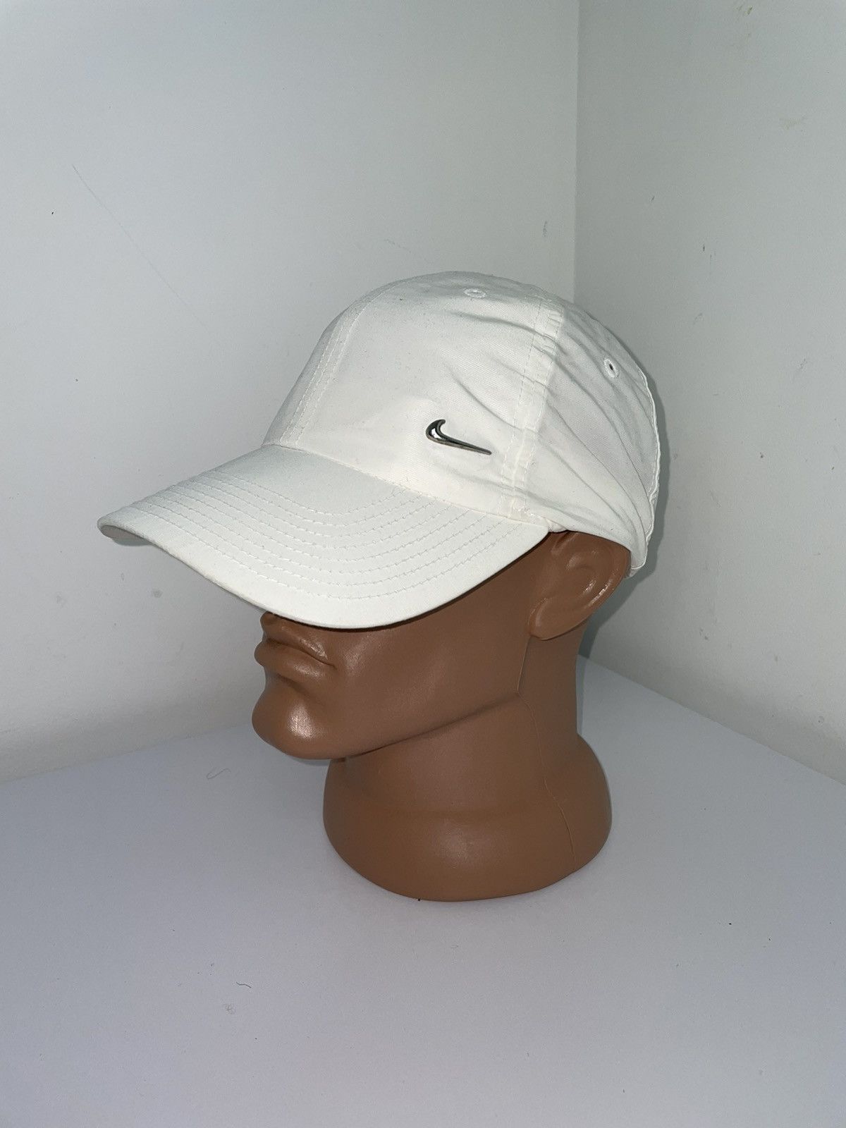 Nike × Vintage Nike vintage 90s cap white Size ONE SIZE - 1 Thumbnail