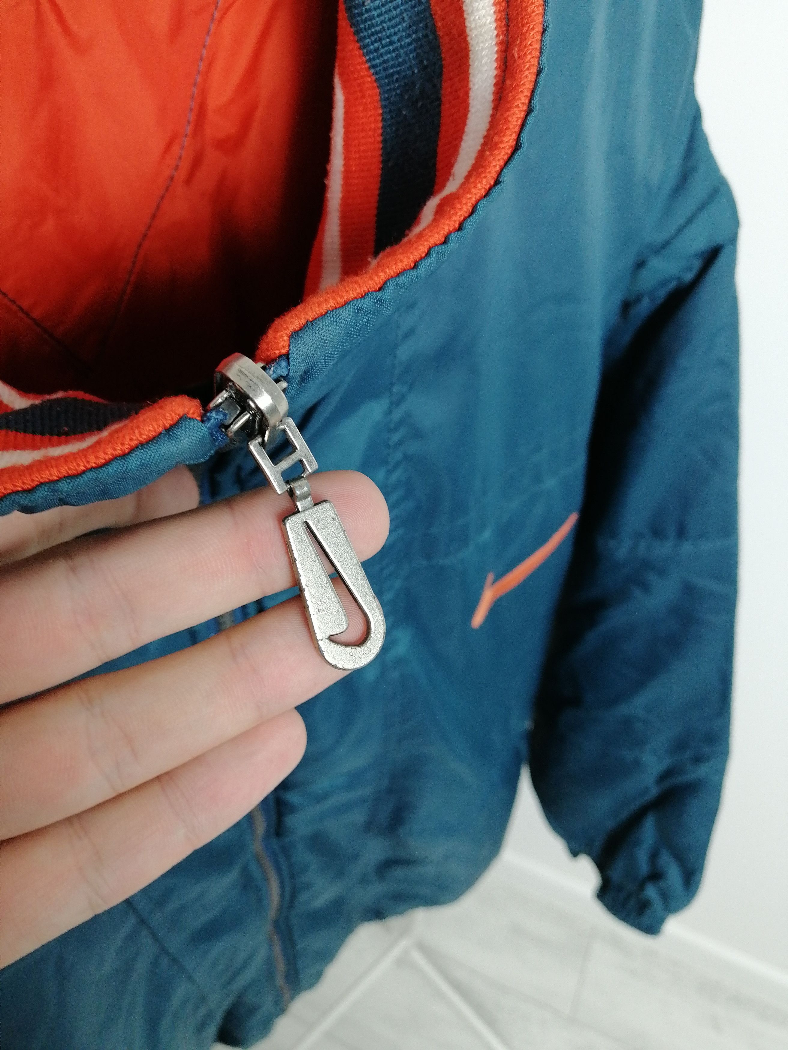 Nike × Vintage Nike Vintage 90s center logo down puffer neylon Size US L / EU 52-54 / 3 - 10 Thumbnail