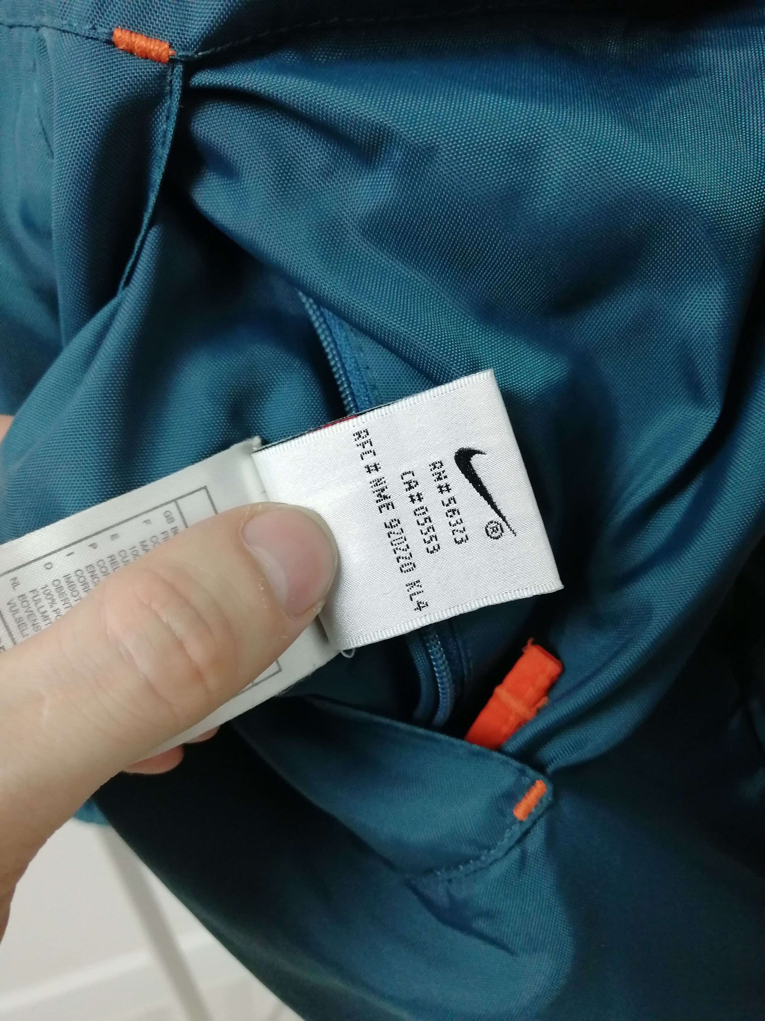 Nike × Vintage Nike Vintage 90s center logo down puffer neylon Size US L / EU 52-54 / 3 - 5 Thumbnail