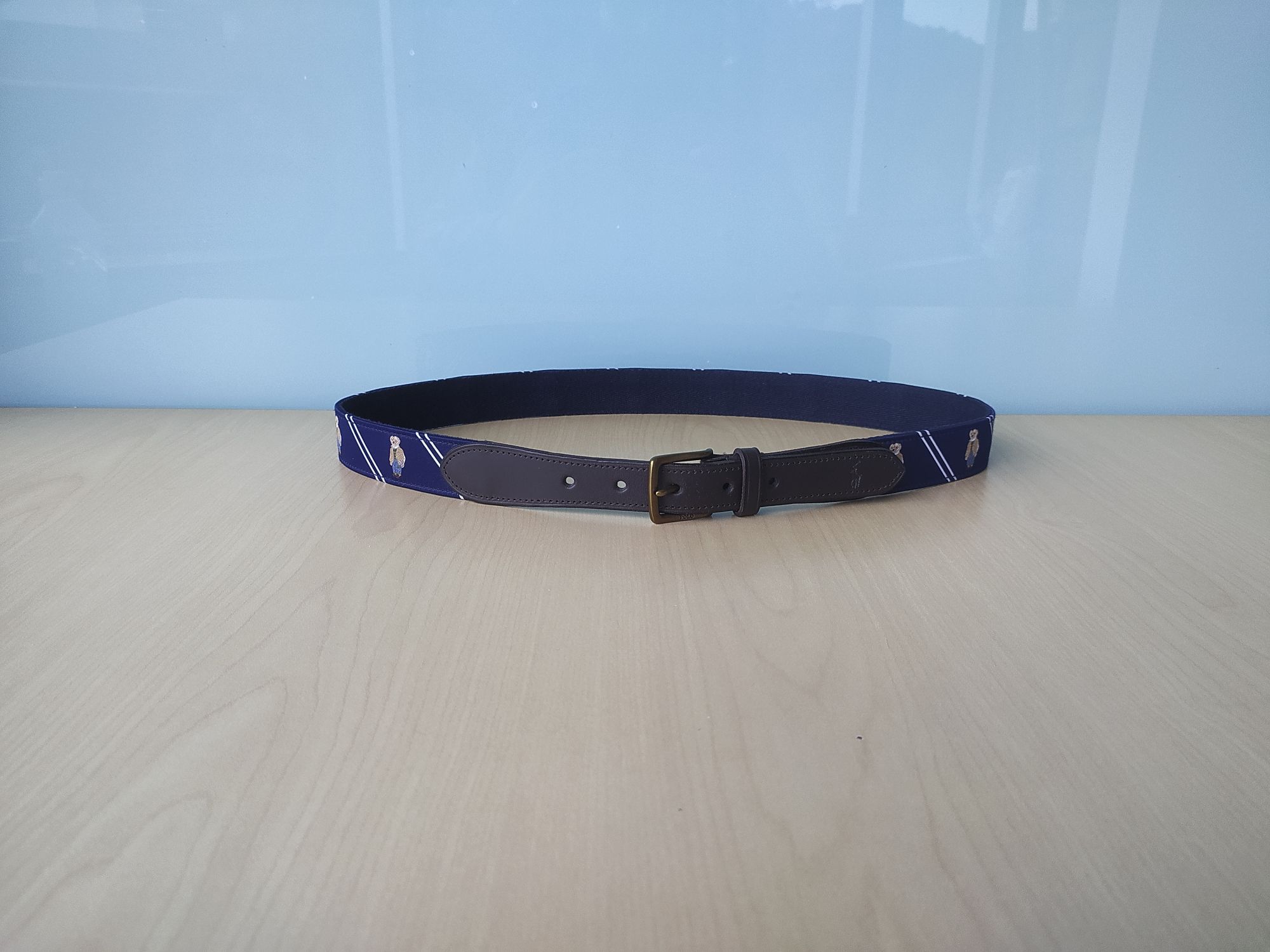 ralph lauren bear belt