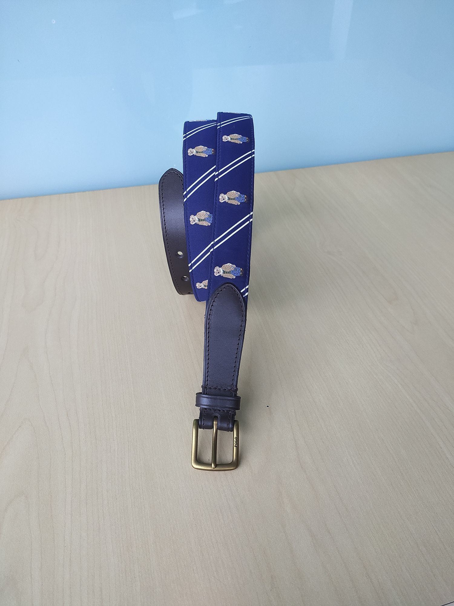ralph lauren bear belt