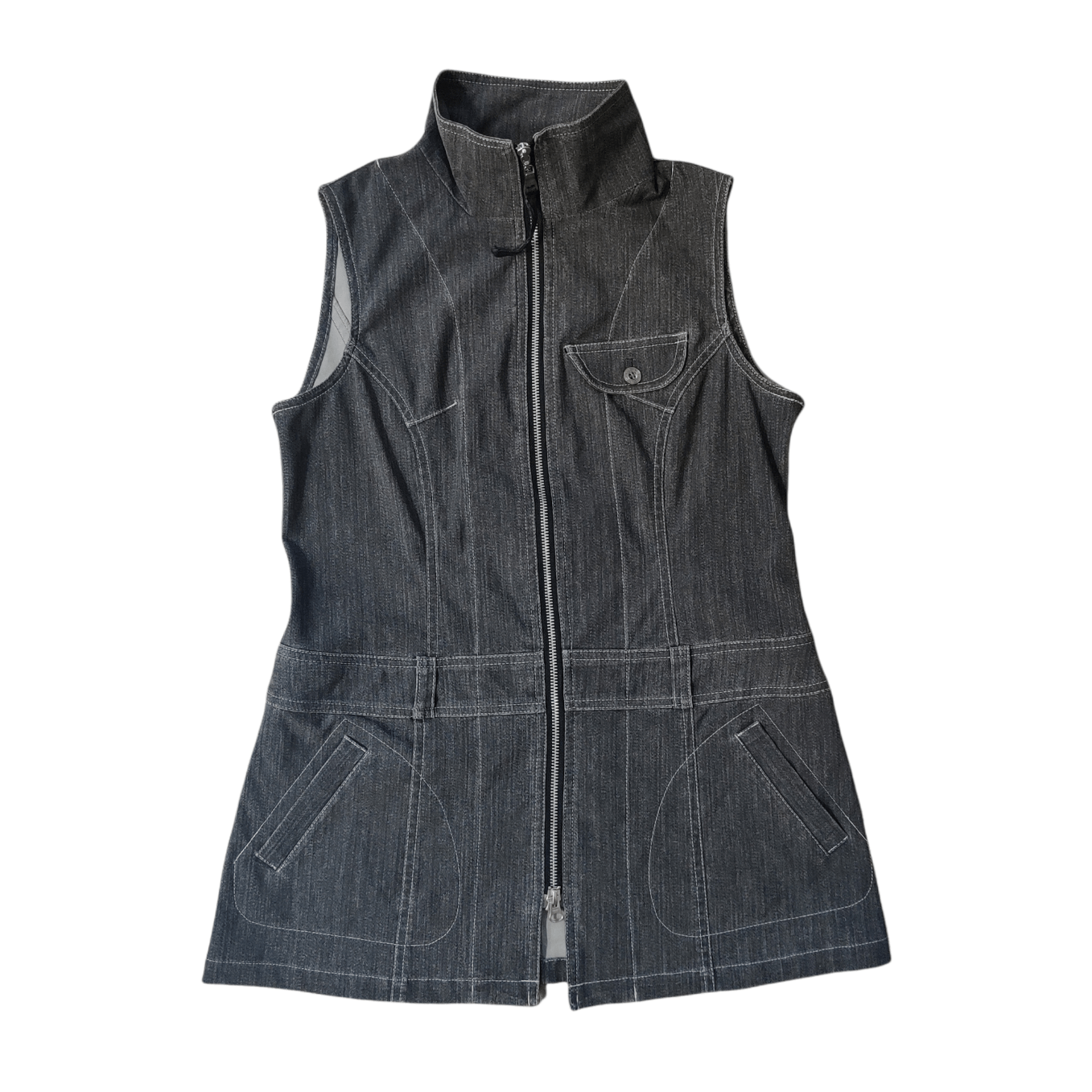 Japanese Brand Vintage Bonito Indigo Blue Japan Vest Size S / US 4 / IT 40 - 1 Thumbnail