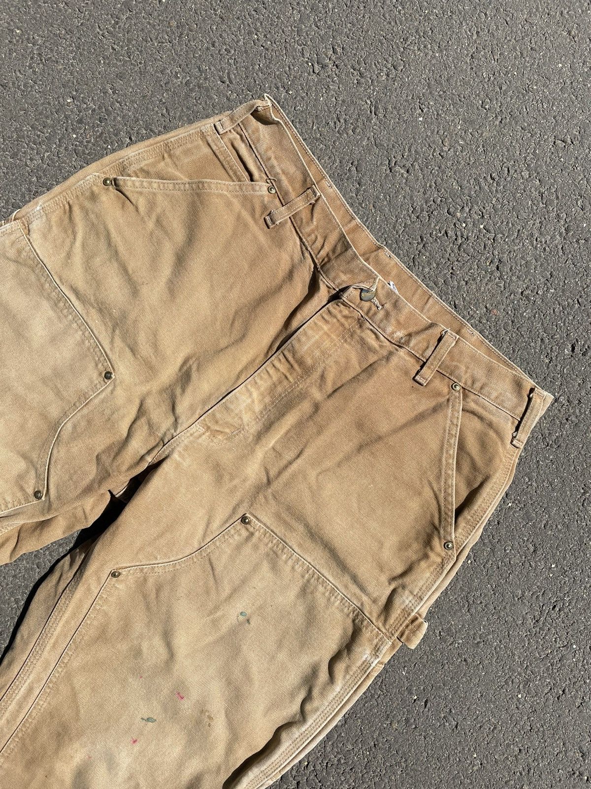 Carhartt × Vintage Vintage Y2K Lined Double Knee Carhartt Work Pants Size US 36 / EU 52 - 4 Thumbnail
