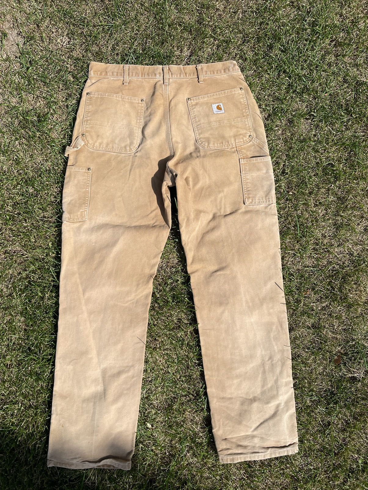 Carhartt × Vintage Vintage Y2K Lined Double Knee Carhartt Work Pants Size US 36 / EU 52 - 5 Thumbnail
