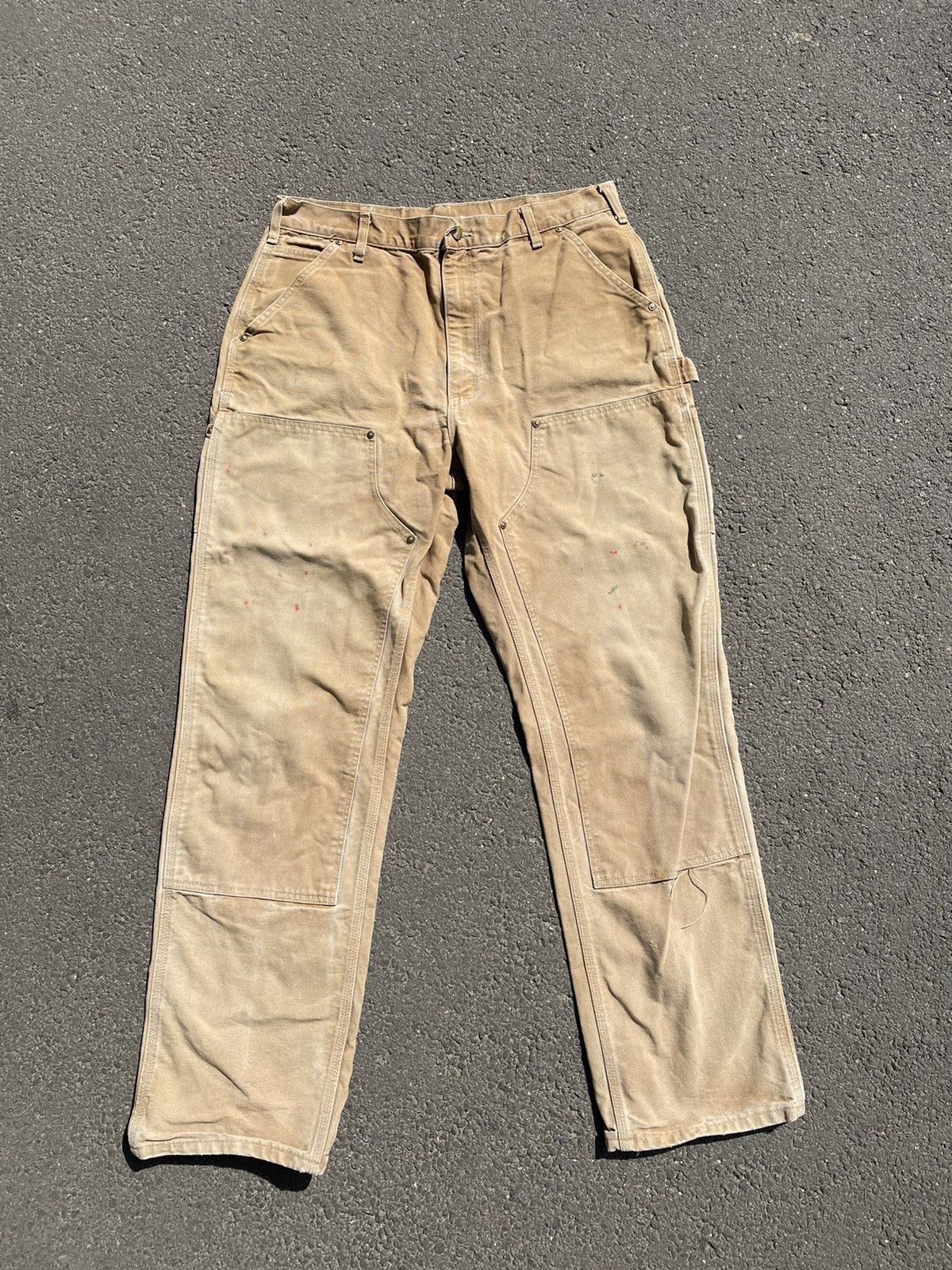 Carhartt × Vintage Vintage Y2K Lined Double Knee Carhartt Work Pants Size US 36 / EU 52 - 3 Thumbnail