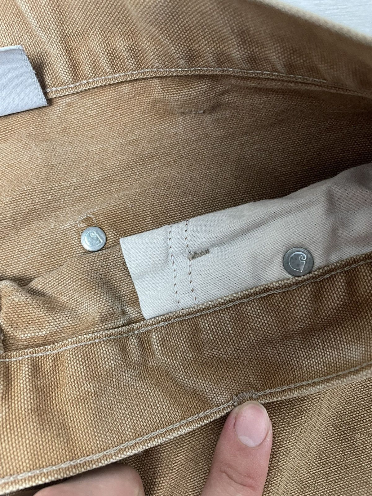 Carhartt × Vintage Vintage Y2K Lined Double Knee Carhartt Work Pants Size US 36 / EU 52 - 10 Thumbnail