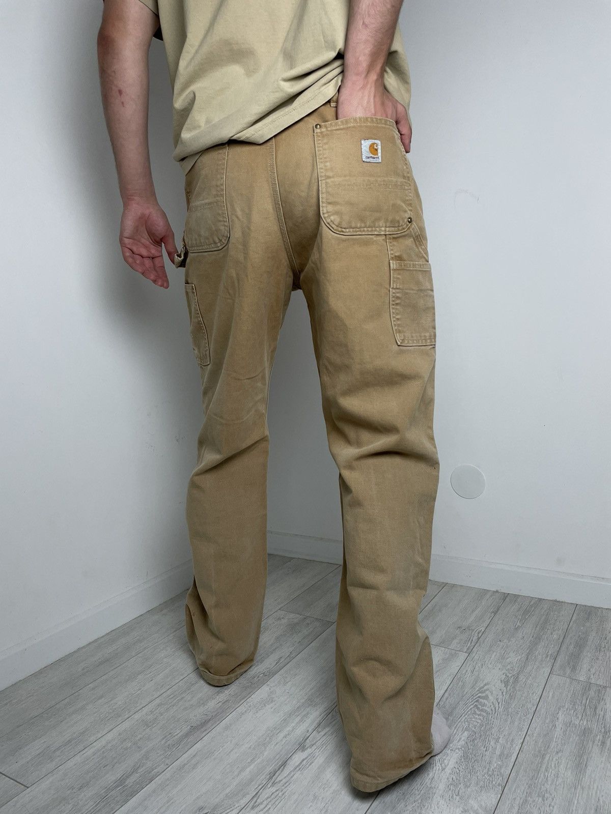 Carhartt × Vintage Vintage Y2K Lined Double Knee Carhartt Work Pants Size US 36 / EU 52 - 13 Thumbnail