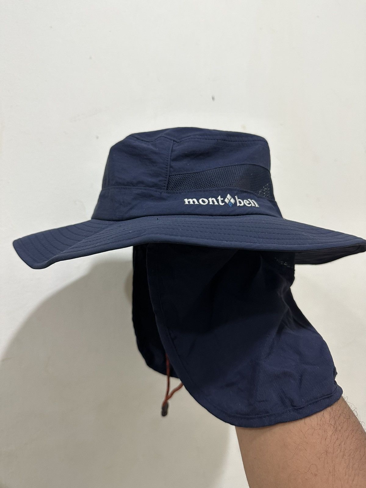 image of Montbell Outdoor Bucket Hat in Navy Blue, Men's