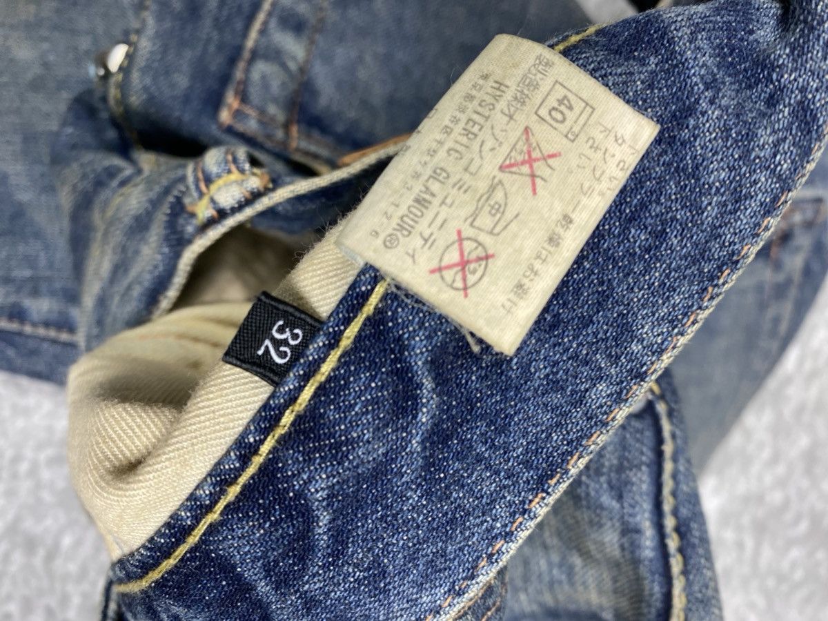 Hysteric Glamour Hysteric Glamour Stud Faded Jeans. S0249 Size US 32 / EU 48 - 10 Thumbnail