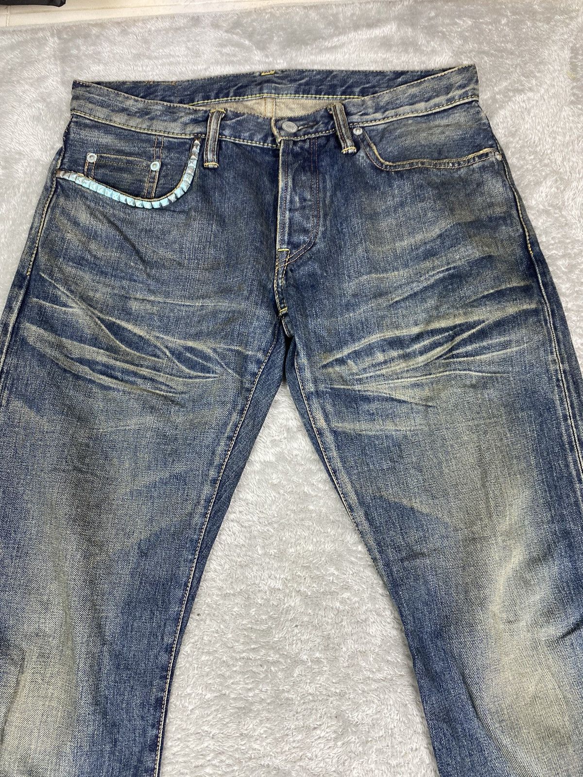 Hysteric Glamour Hysteric Glamour Stud Faded Jeans. S0249 Size US 32 / EU 48 - 3 Thumbnail