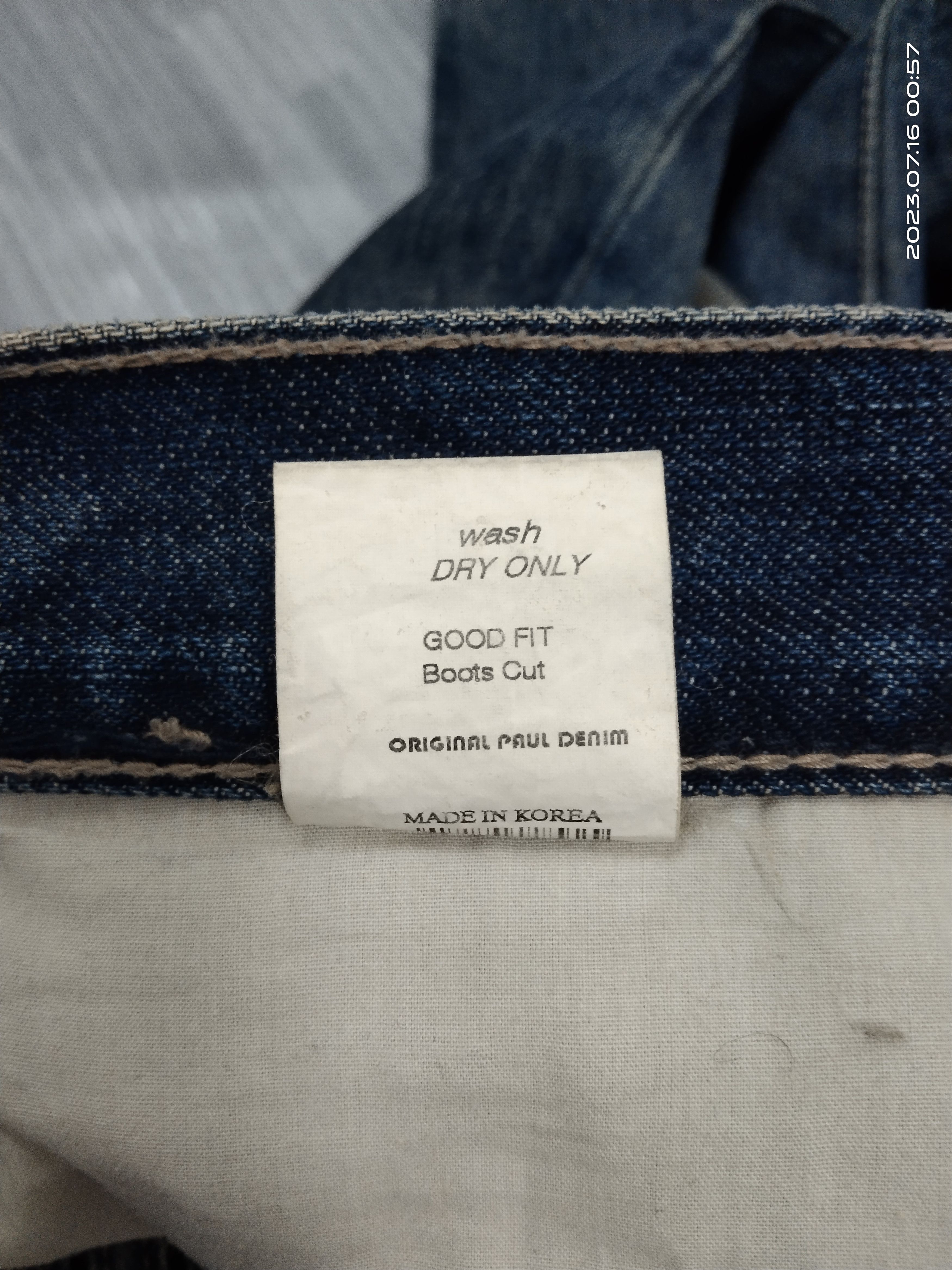 Rusty FLARE RUSTY D0T&STRIPE PAUL DENIM PANTS Size US 33 - 9 Thumbnail