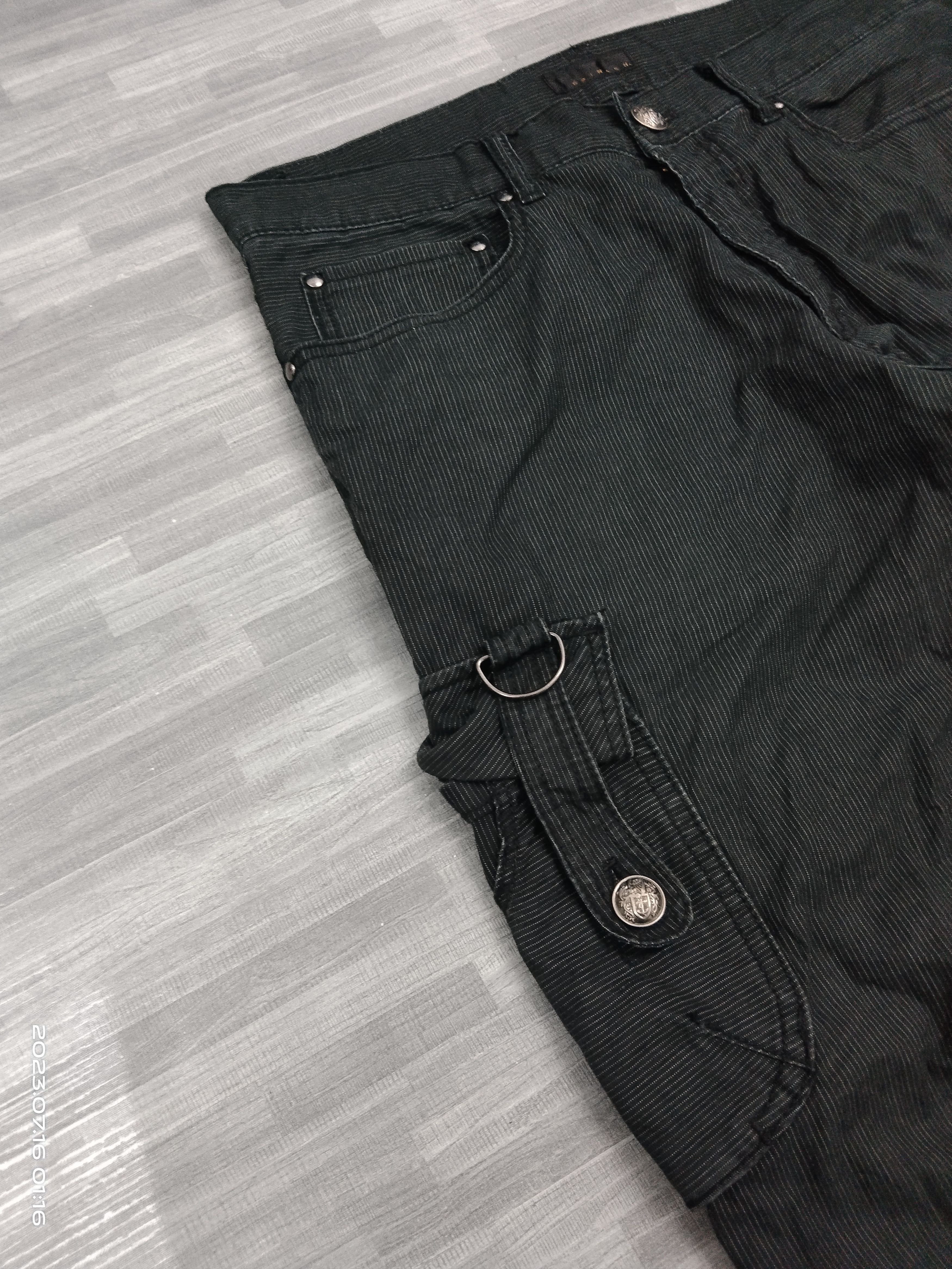 Japanese Brand FLARE SPINISH STRIPE CARGO PANTS Size US 33 - 6 Thumbnail
