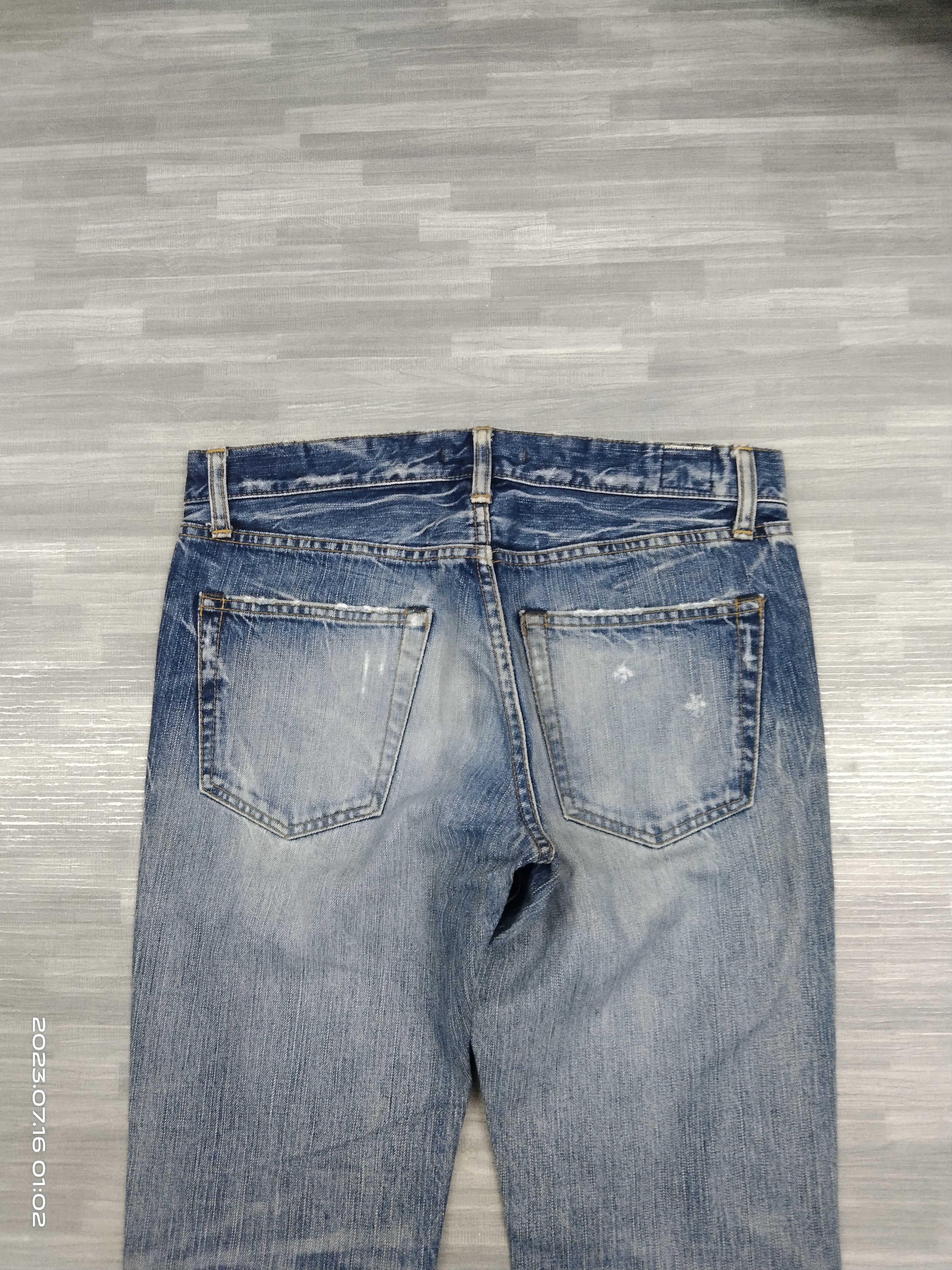 Japanese Brand FLARE SICK BLUE WAY MADE IN NIPPON DENIM PANTS Size US 29 - 5 Thumbnail
