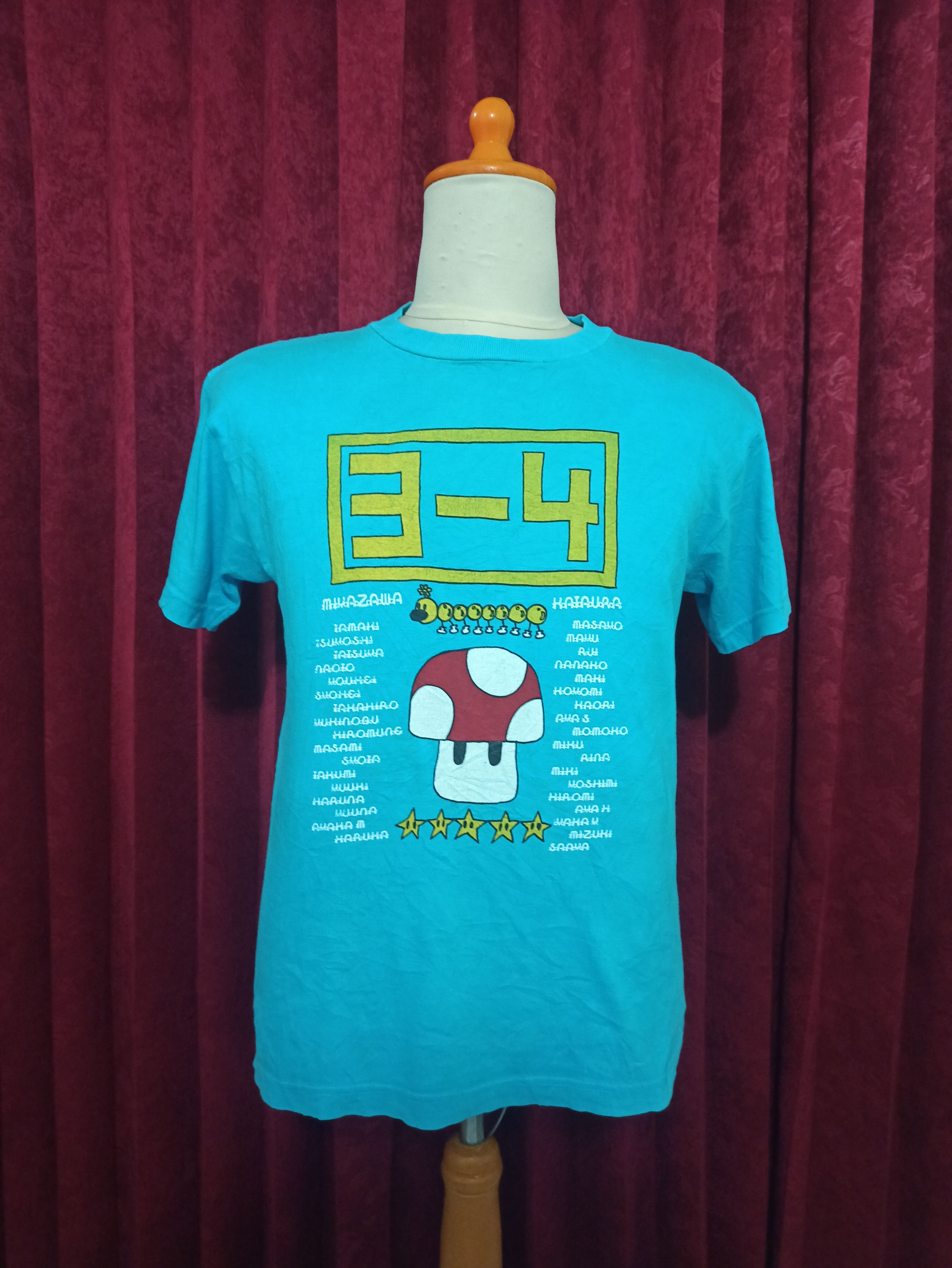 Vintage Vintage 00s 50/50 Super Mario Bros & Toad Jerzees Shirt Size US S / EU 44-46 / 1 - 2 Thumbnail