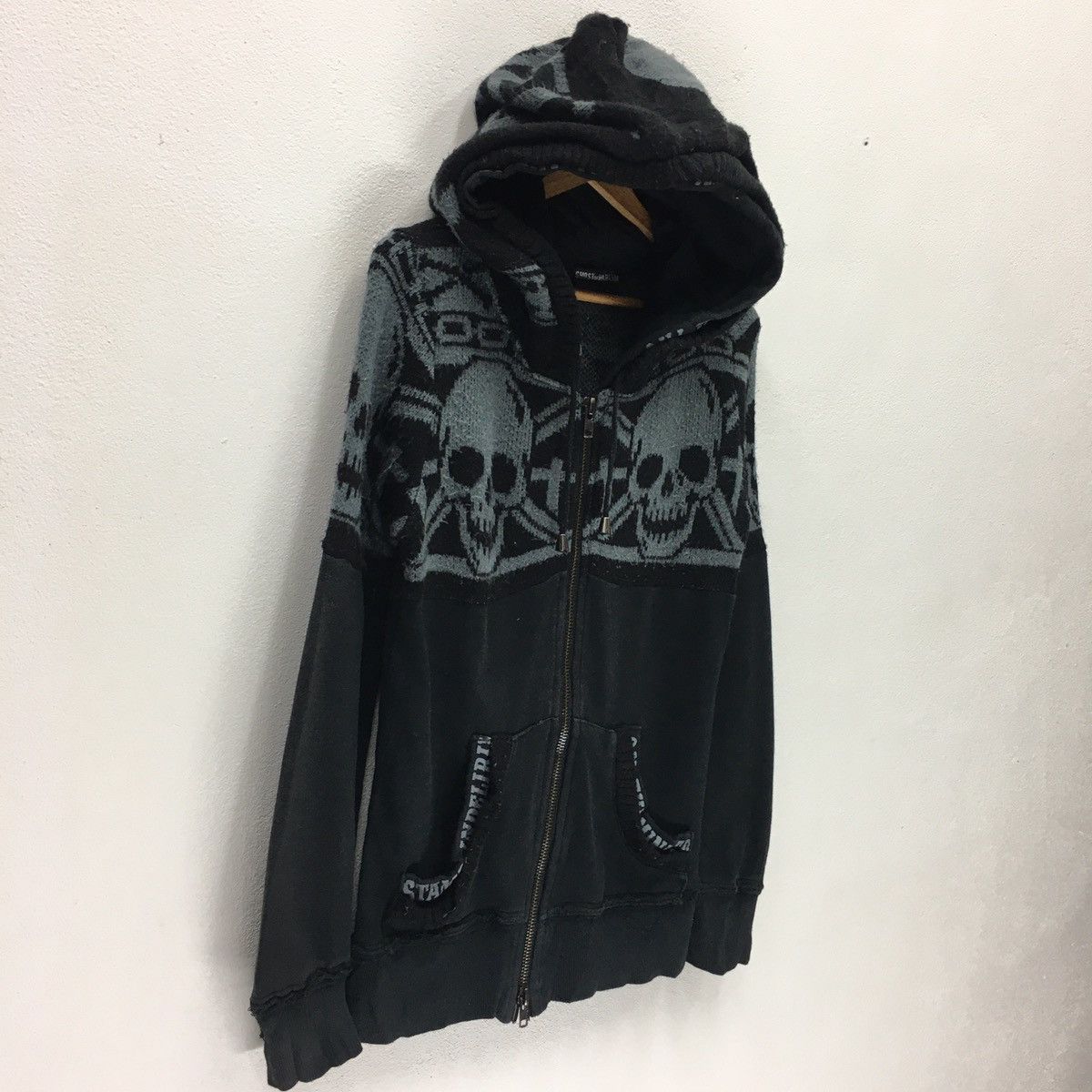 Japanese Brand × Seditionaries Vintage Ghost Of Harlem Inspired Mastermind Zipper Hoodie Size US S / EU 44-46 / 1 - 4 Thumbnail