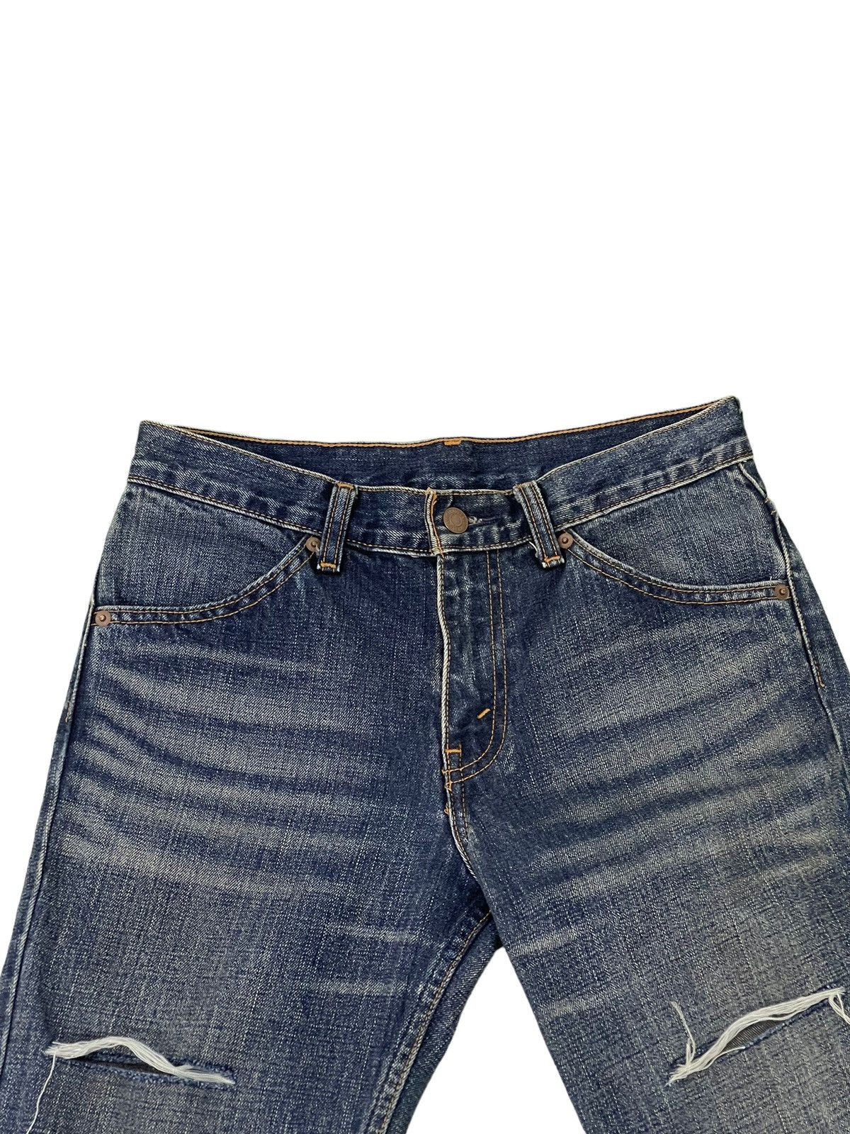 Levi's Flare Jeans Levi’s Distress Denim Bell Bottom 7🟦 Size US 30 / EU 46 - 8 Thumbnail