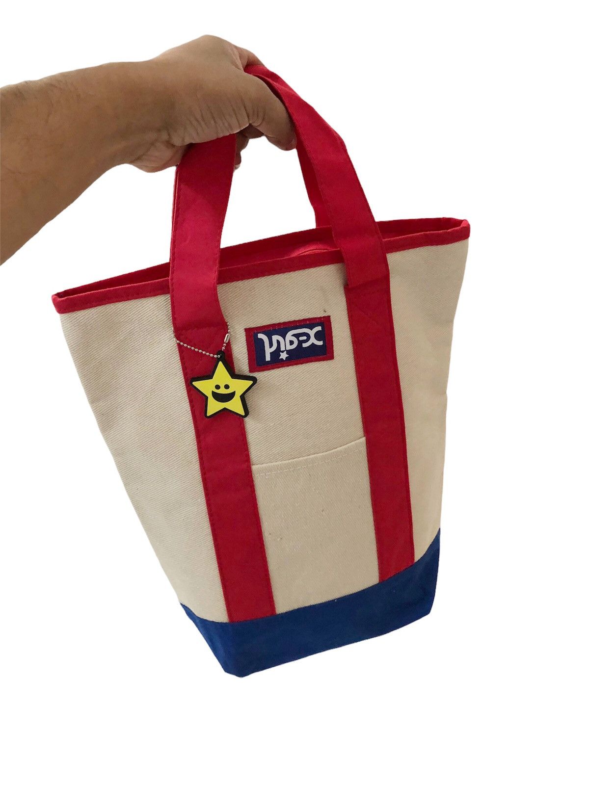 Japanese Brand Rare X-Girl Japan two way cotton tote back / back pack Size ONE SIZE - 9 Thumbnail