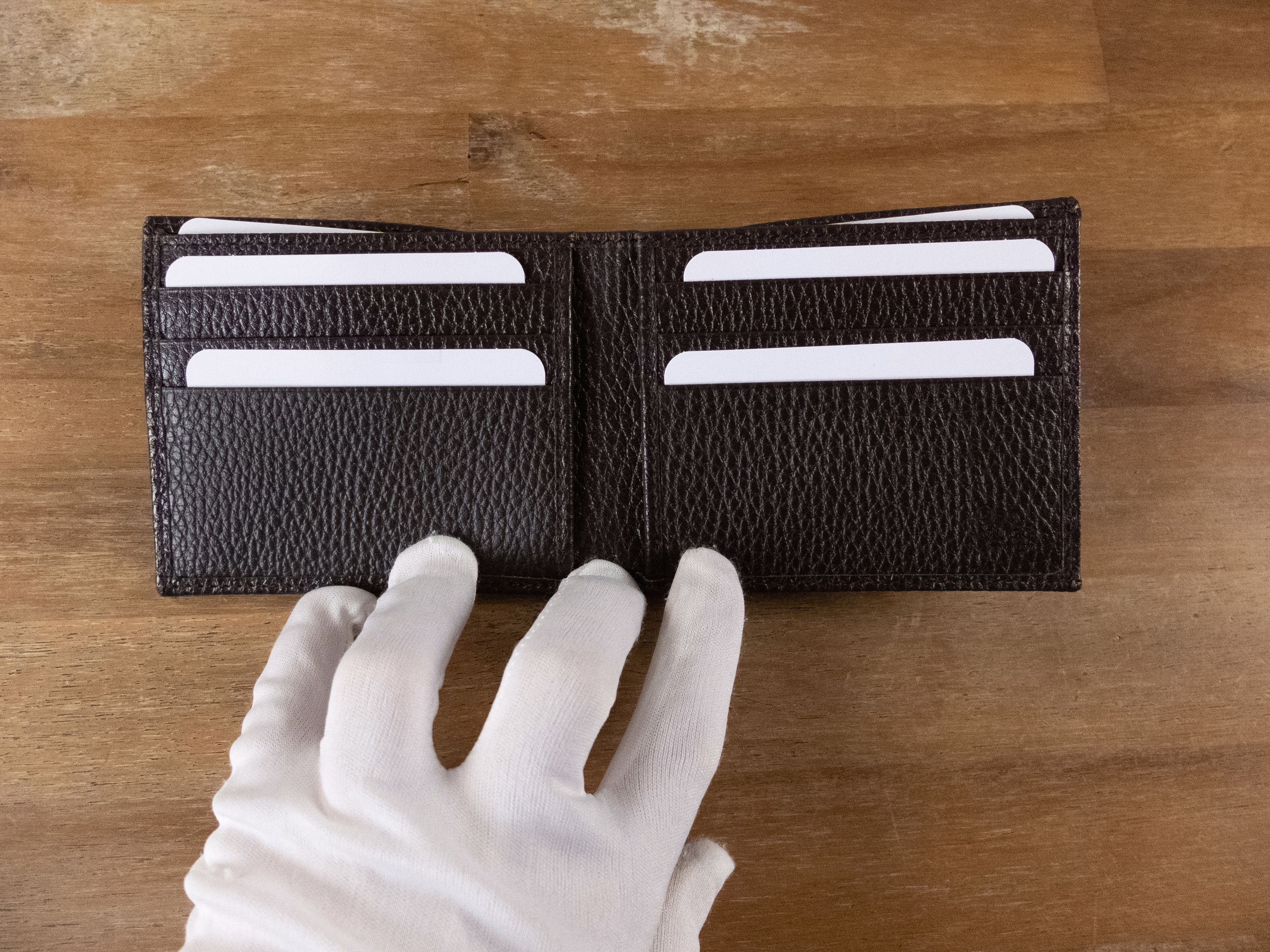 Gucci GUCCI beige brown GG supreme canvas leather billfold wallet Size ONE SIZE - 2 Thumbnail