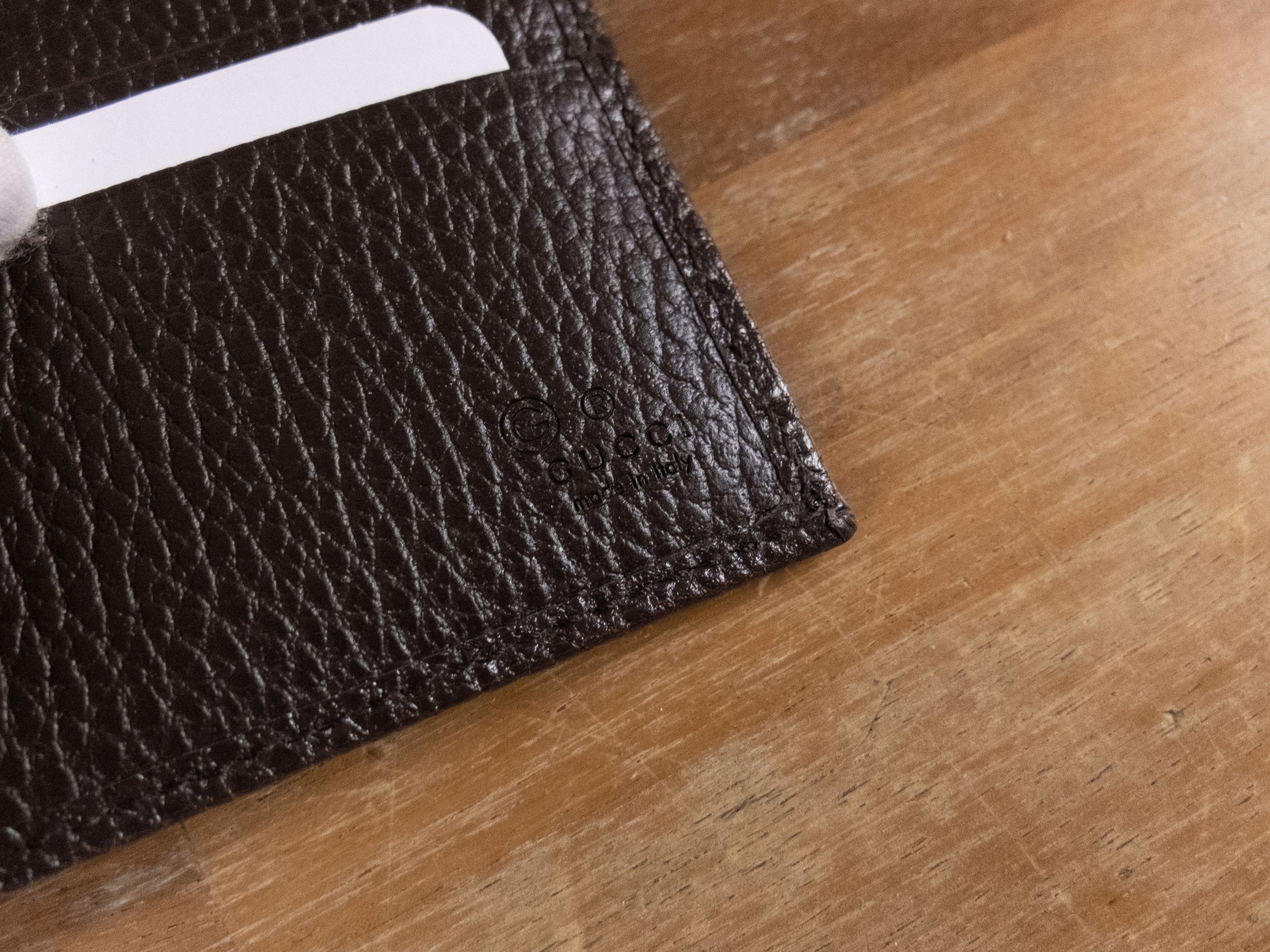 Gucci GUCCI beige brown GG supreme canvas leather billfold wallet Size ONE SIZE - 3 Thumbnail