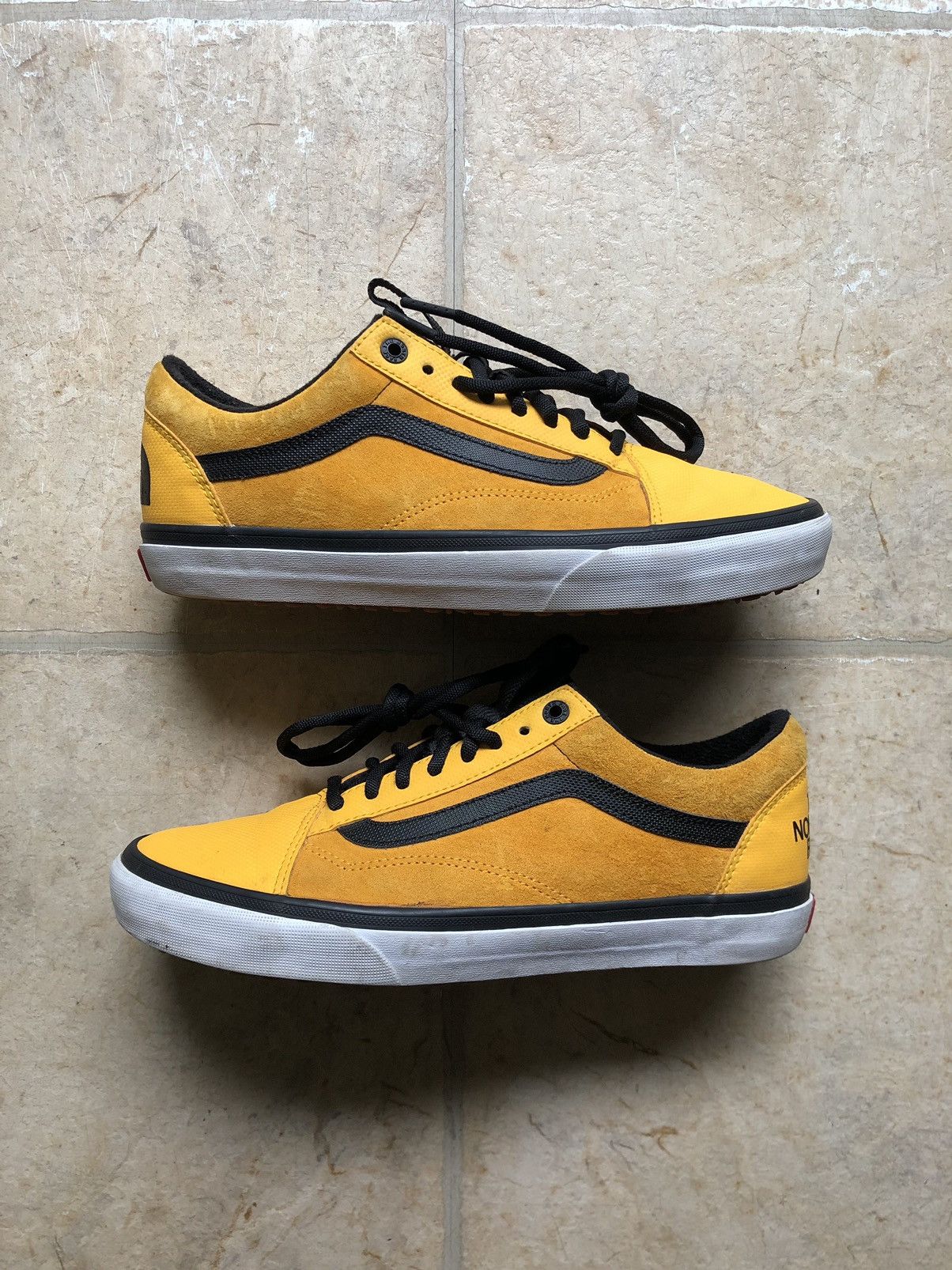 The North Face Vans Vans Old Skool MTE DX The North Face Yellow Grailed