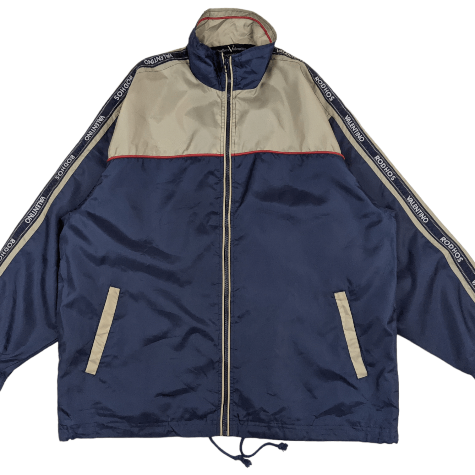 Valentino RODHOS VALENTINO Side Tape Windbreaker Jacket Size US M / EU 48-50 / 2 - 2 Thumbnail
