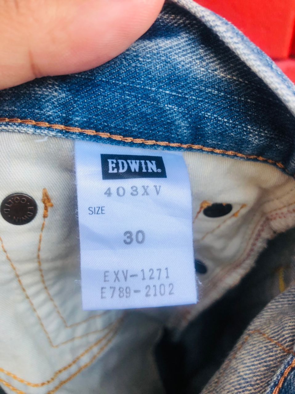 Edwin × Japanese Brand × Vintage Vintage Edwin Distressed Japanese Designer Fashion Style Size US 32 / EU 48 - 11 Thumbnail
