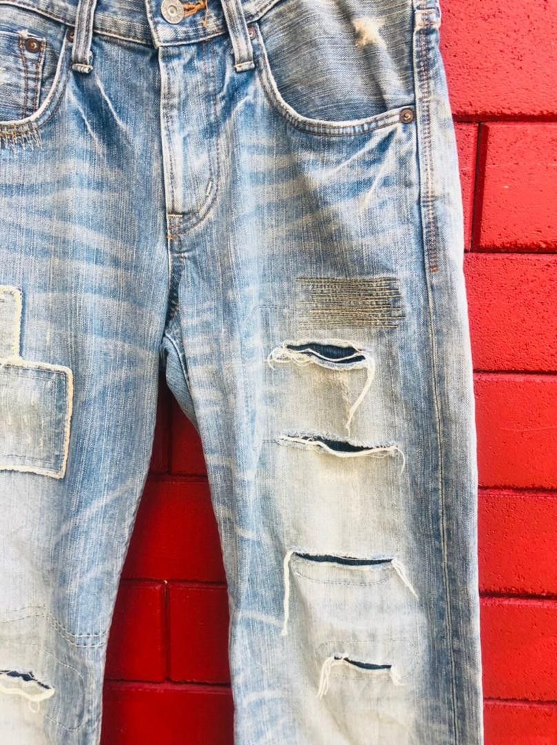 Edwin × Japanese Brand × Vintage Vintage Edwin Distressed Japanese Designer Fashion Style Size US 32 / EU 48 - 5 Thumbnail