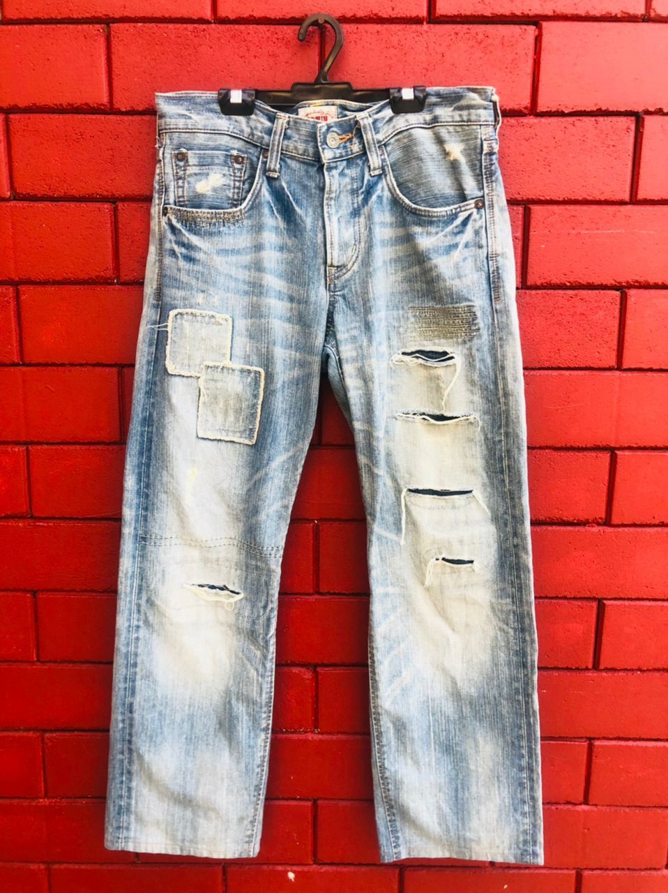 Edwin × Japanese Brand × Vintage Vintage Edwin Distressed Japanese Designer Fashion Style Size US 32 / EU 48 - 1 Thumbnail