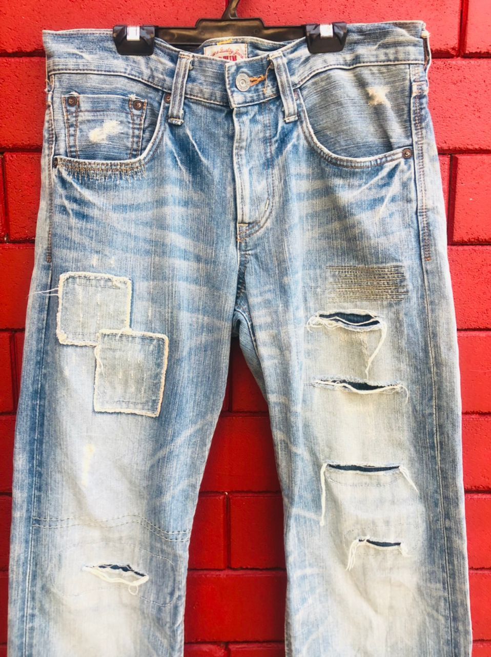 Edwin × Japanese Brand × Vintage Vintage Edwin Distressed Japanese Designer Fashion Style Size US 32 / EU 48 - 3 Thumbnail