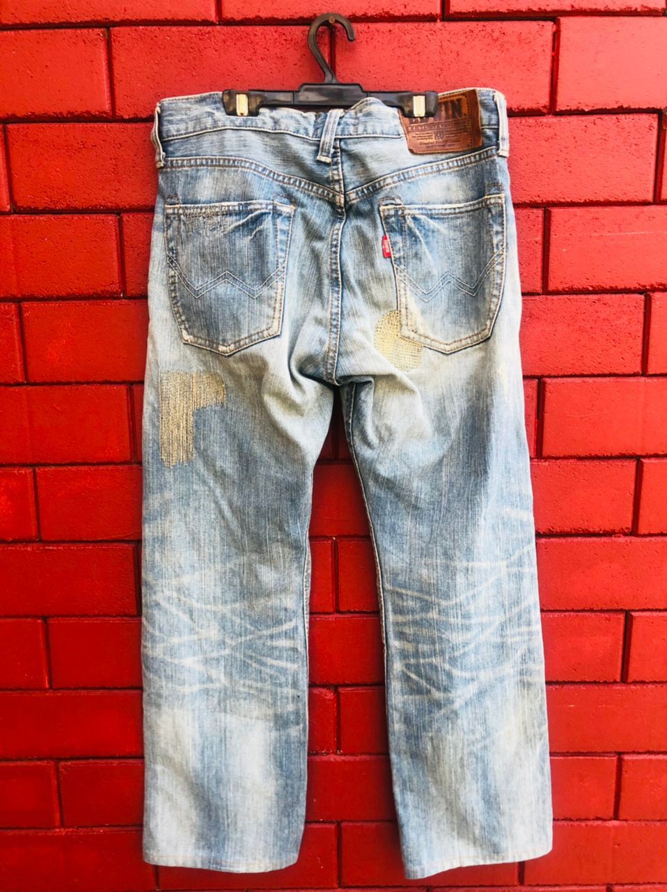 Edwin × Japanese Brand × Vintage Vintage Edwin Distressed Japanese Designer Fashion Style Size US 32 / EU 48 - 2 Thumbnail