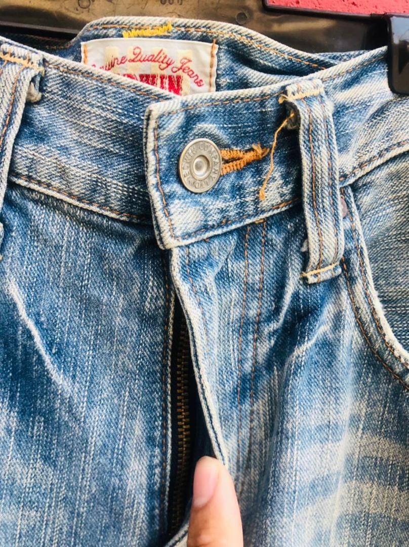 Edwin × Japanese Brand × Vintage Vintage Edwin Distressed Japanese Designer Fashion Style Size US 32 / EU 48 - 6 Thumbnail