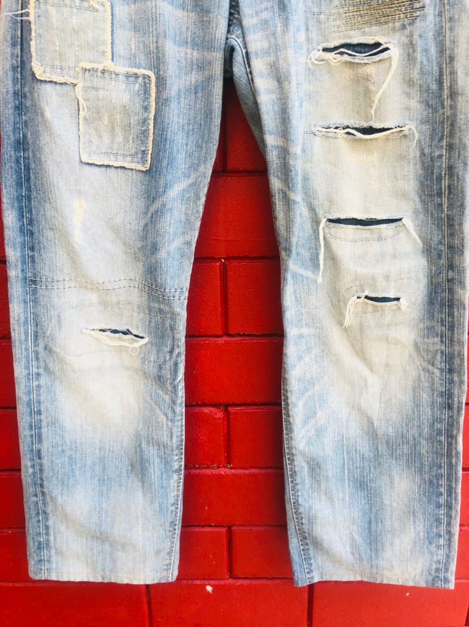 Edwin × Japanese Brand × Vintage Vintage Edwin Distressed Japanese Designer Fashion Style Size US 32 / EU 48 - 4 Thumbnail