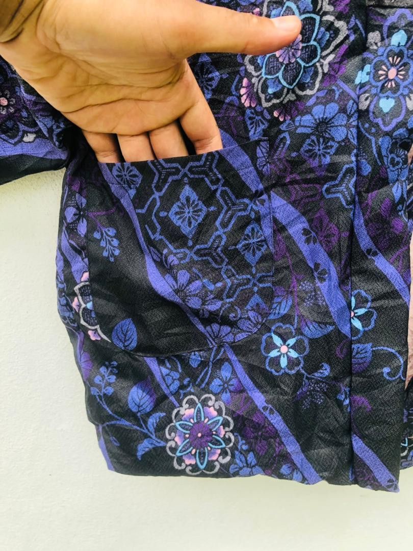 Japanese Brand Vintage Floral Japanese Designer Kimono Travis Scott Style Size US L / EU 52-54 / 3 - 6 Thumbnail