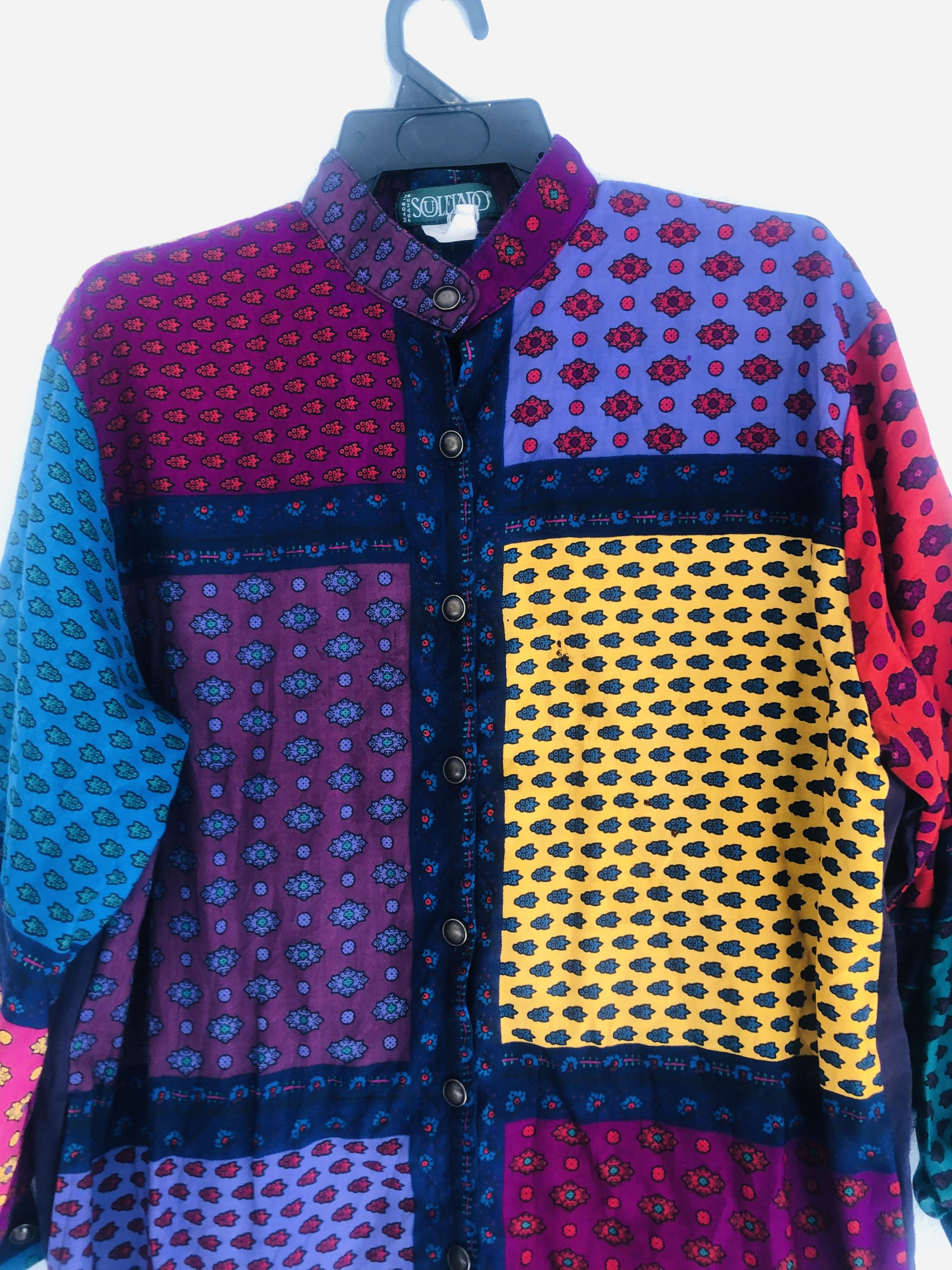 Japanese Brand × Vintage Vintage Suleiado Multiple Colour Japanese Designed Style Size US M / EU 48-50 / 2 - 3 Thumbnail